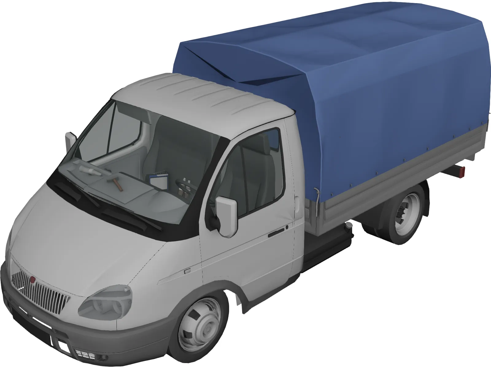 GAZ 3302 3D Model main preview
