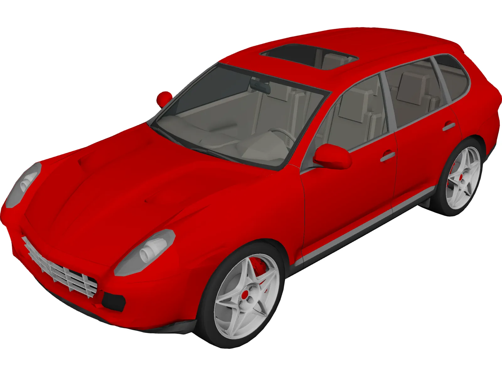 Ferrari SUV Concept 3D Model main preview