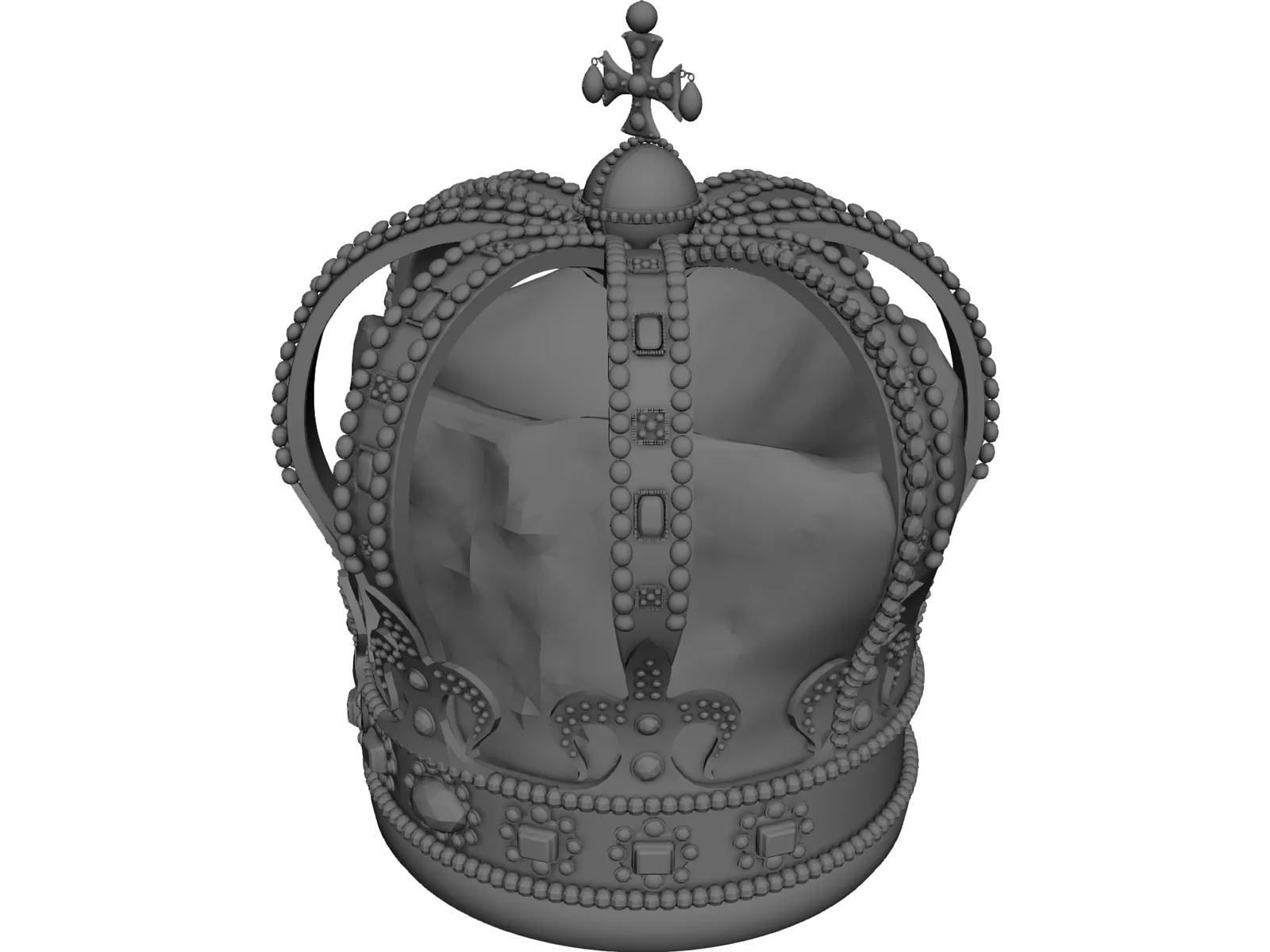 Russian Crown 3D Model main preview