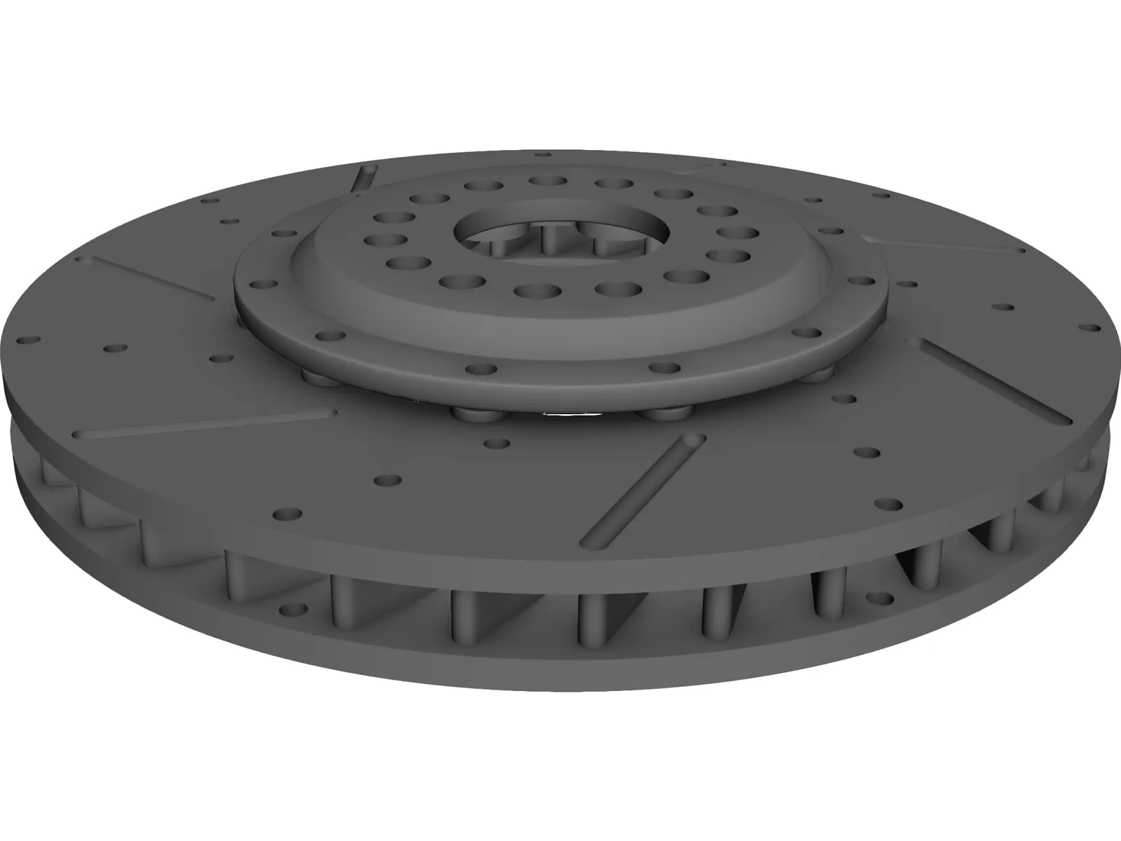 Brake Disc Fully Floating 3D Model main preview