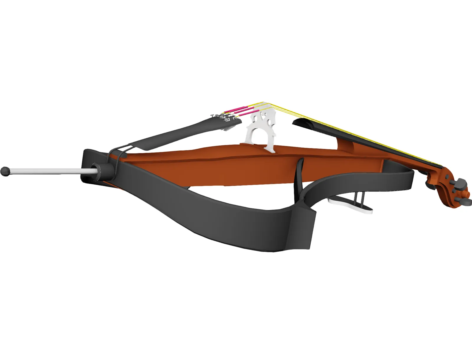 Electronic Cello 3D Model main preview