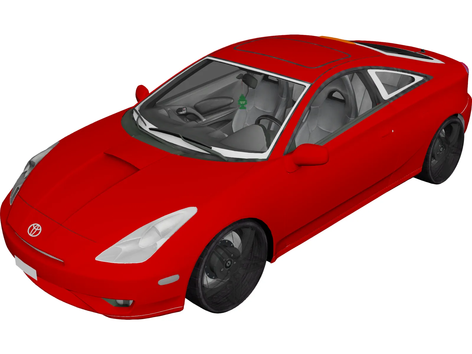Toyota Celica 3D Model main preview