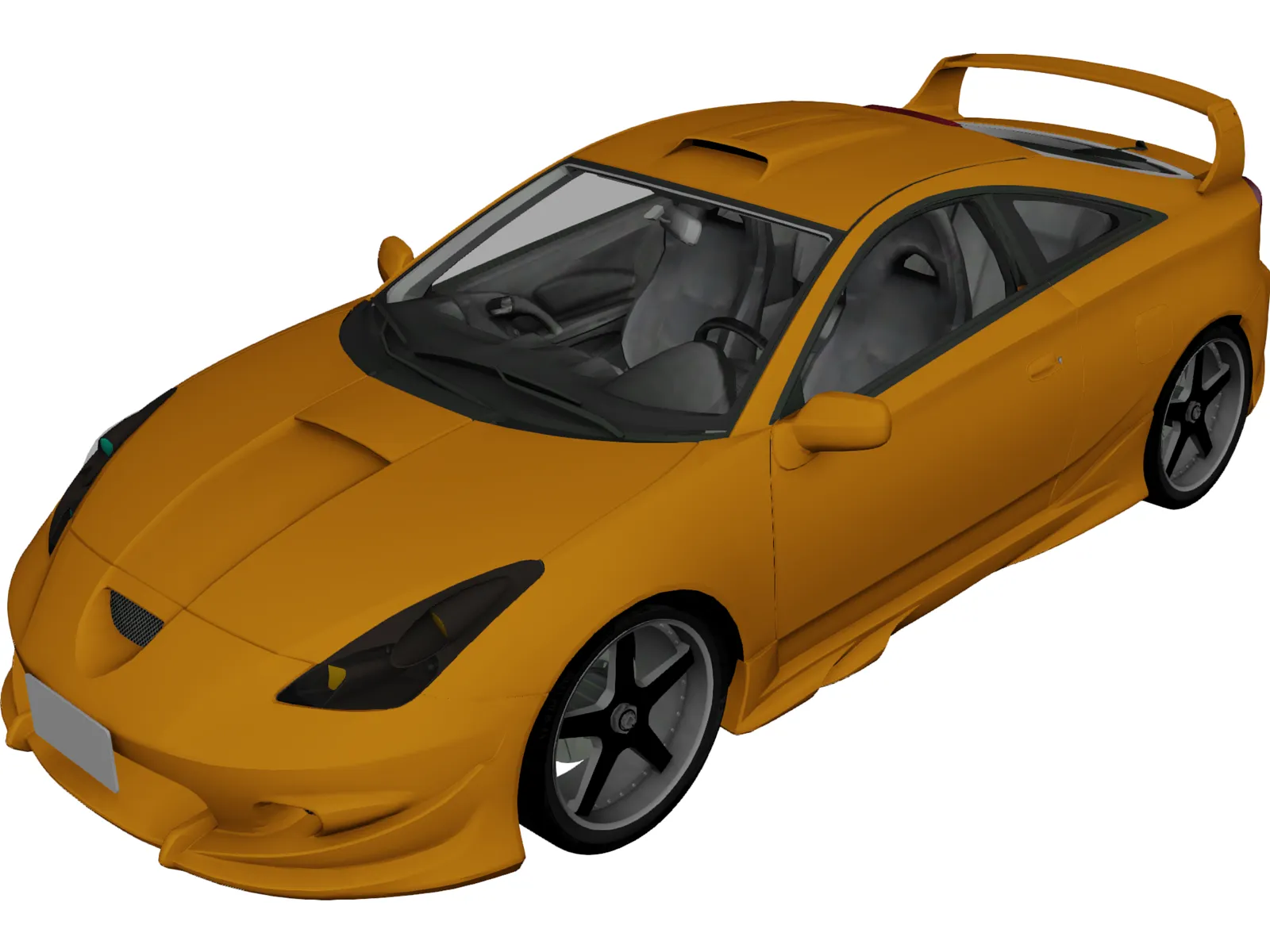 Toyota Celica 3D Model main preview