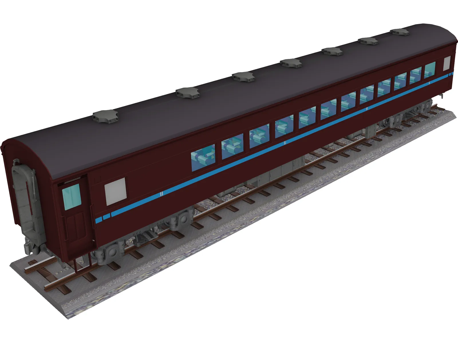 Wagon SW 3D Model main preview