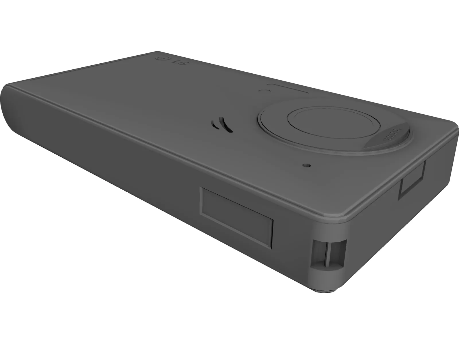Phone LG KU990i 3D Model main preview