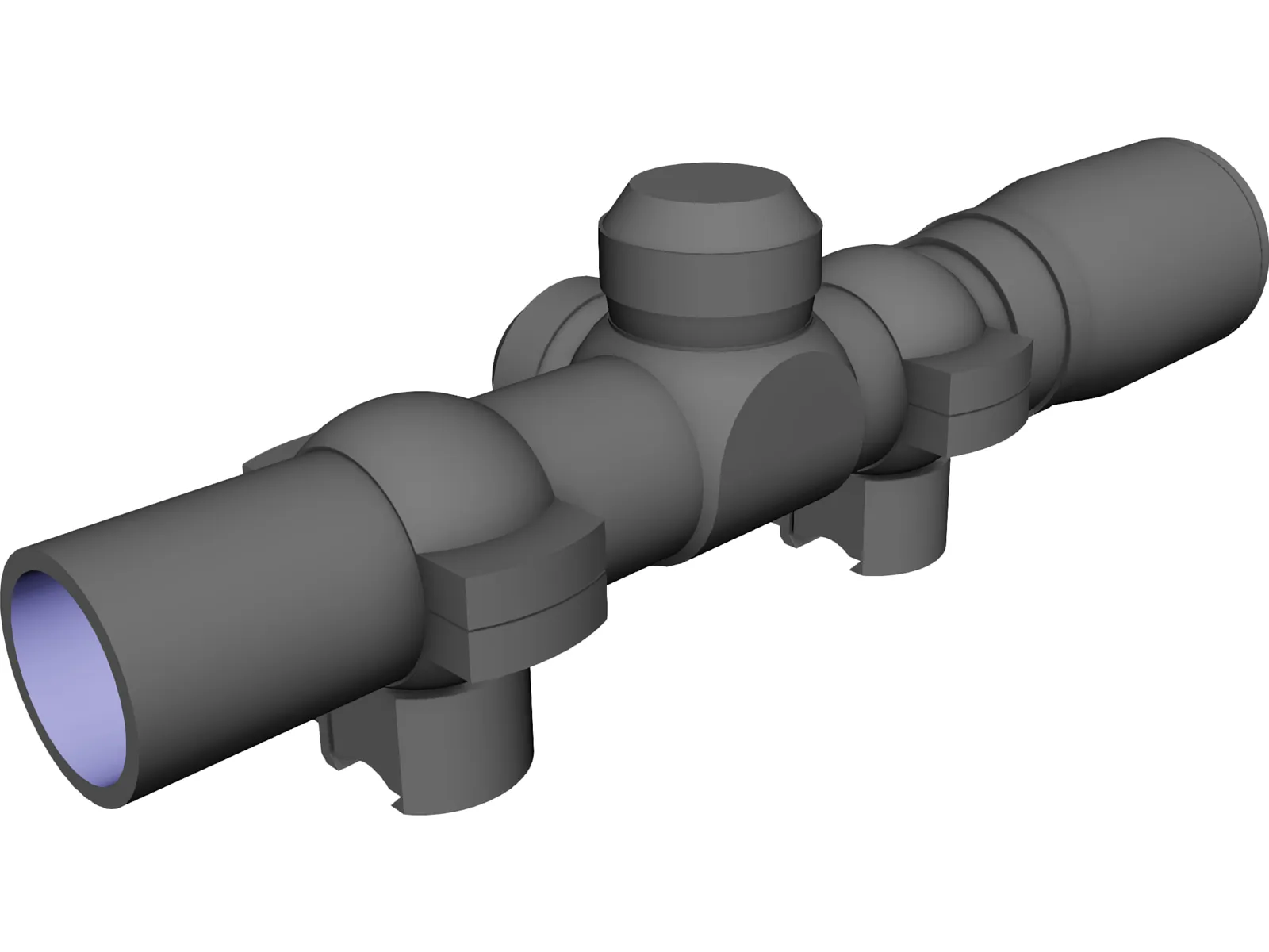 Barska AC10842 Rifle Scope 3D Model main preview