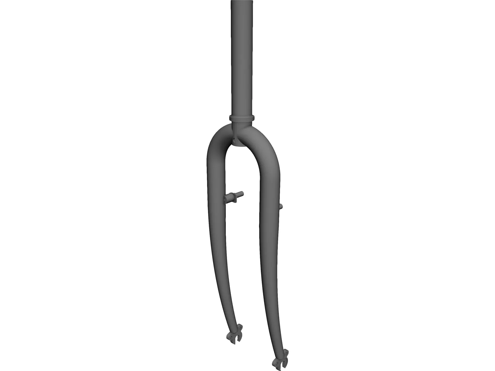Bicycle Front Fork 3D Model main preview
