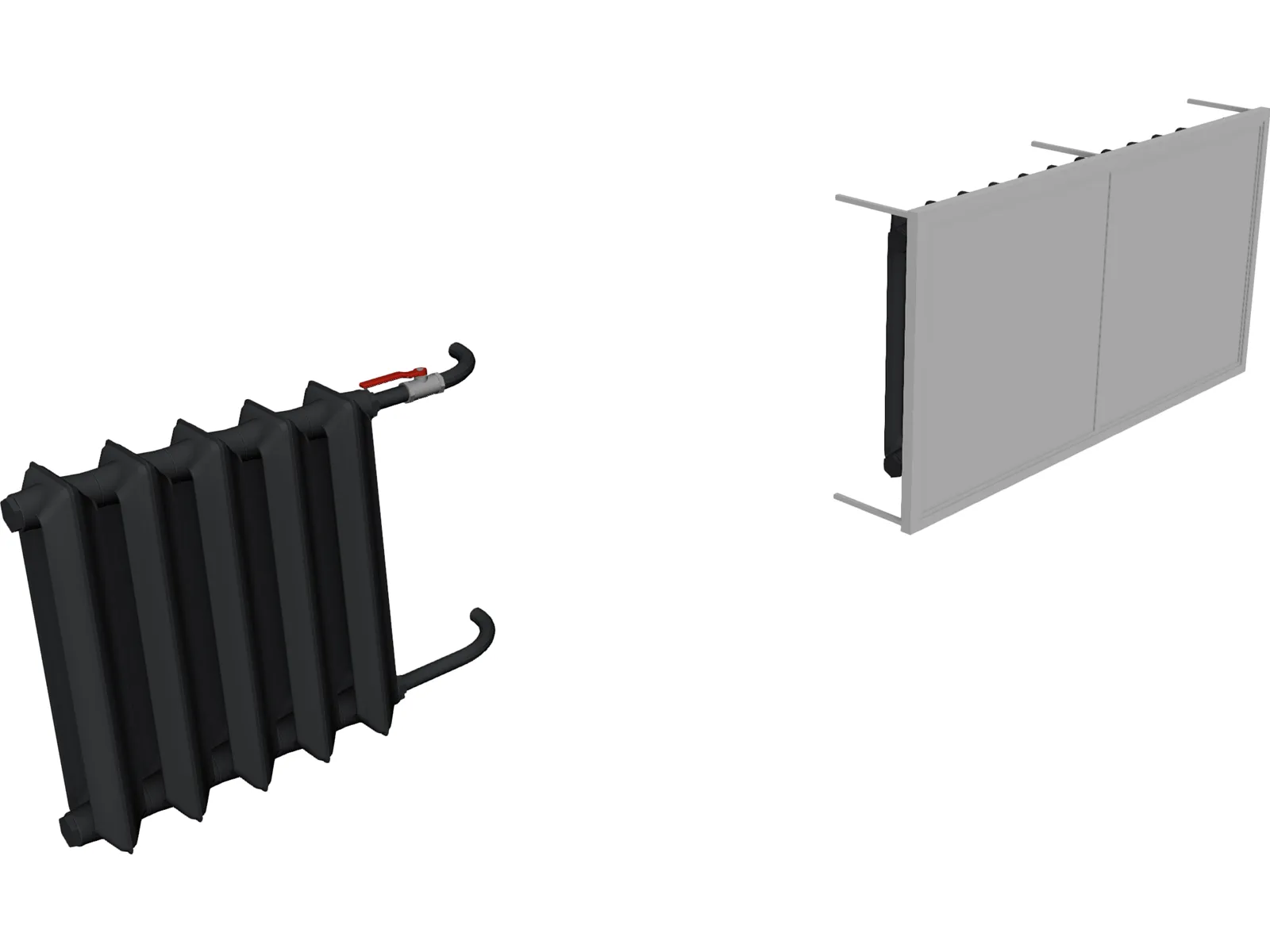 Radiator 3D Model main preview