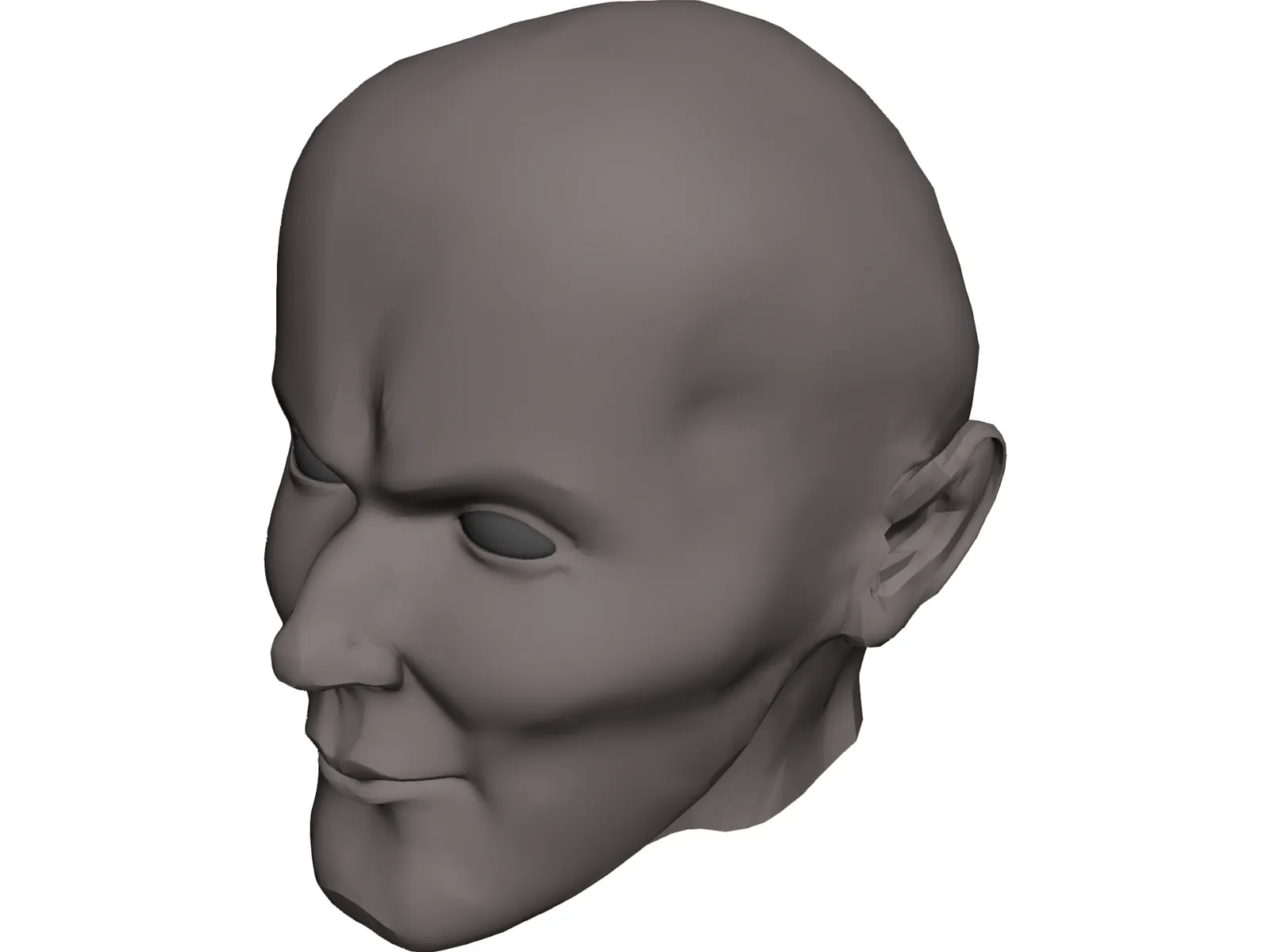 Head Man 3D Model main preview