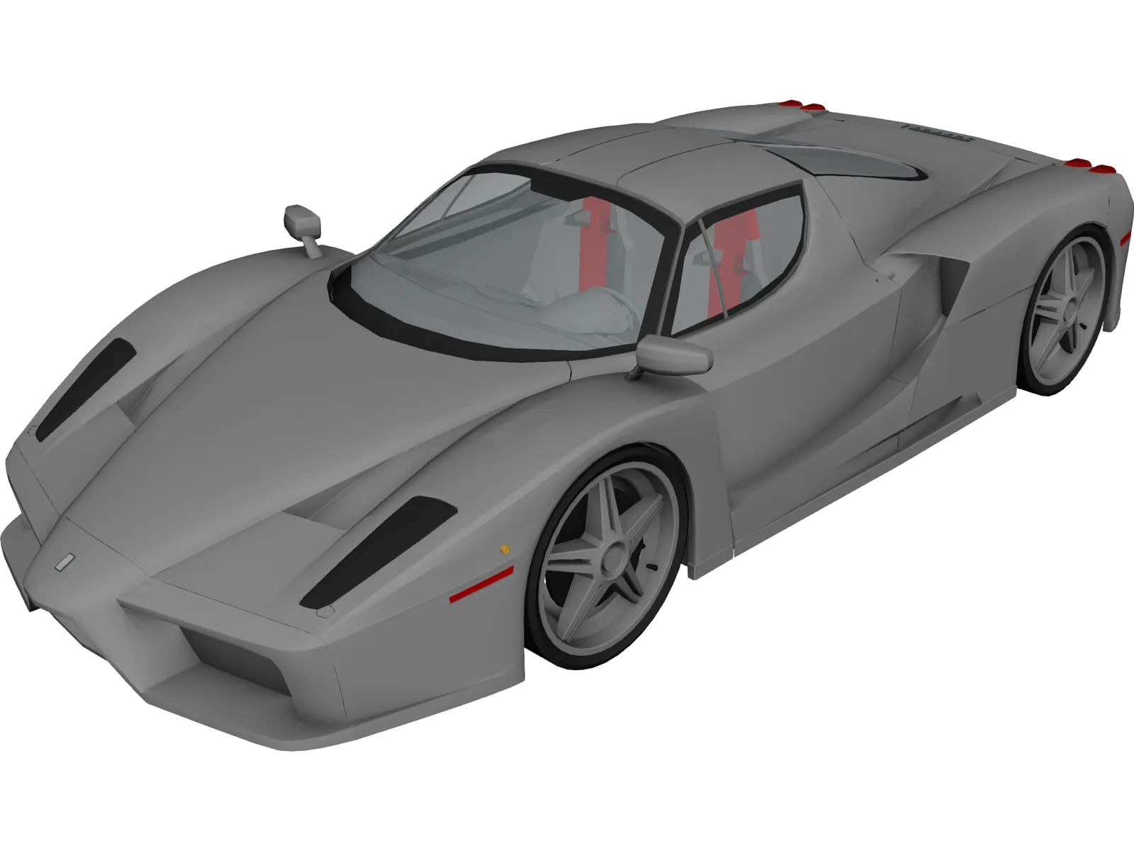 Ferrari Enzo 3D Model main preview