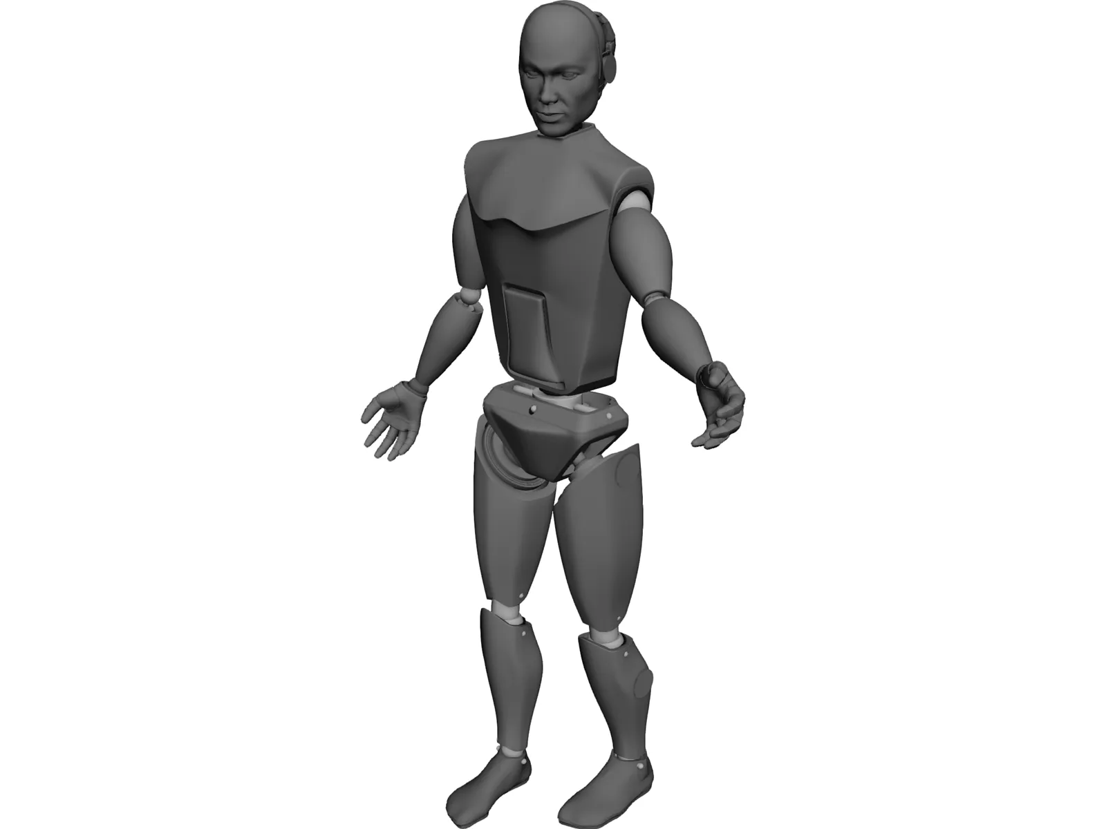 Crash Test Dummy 3D Model main preview
