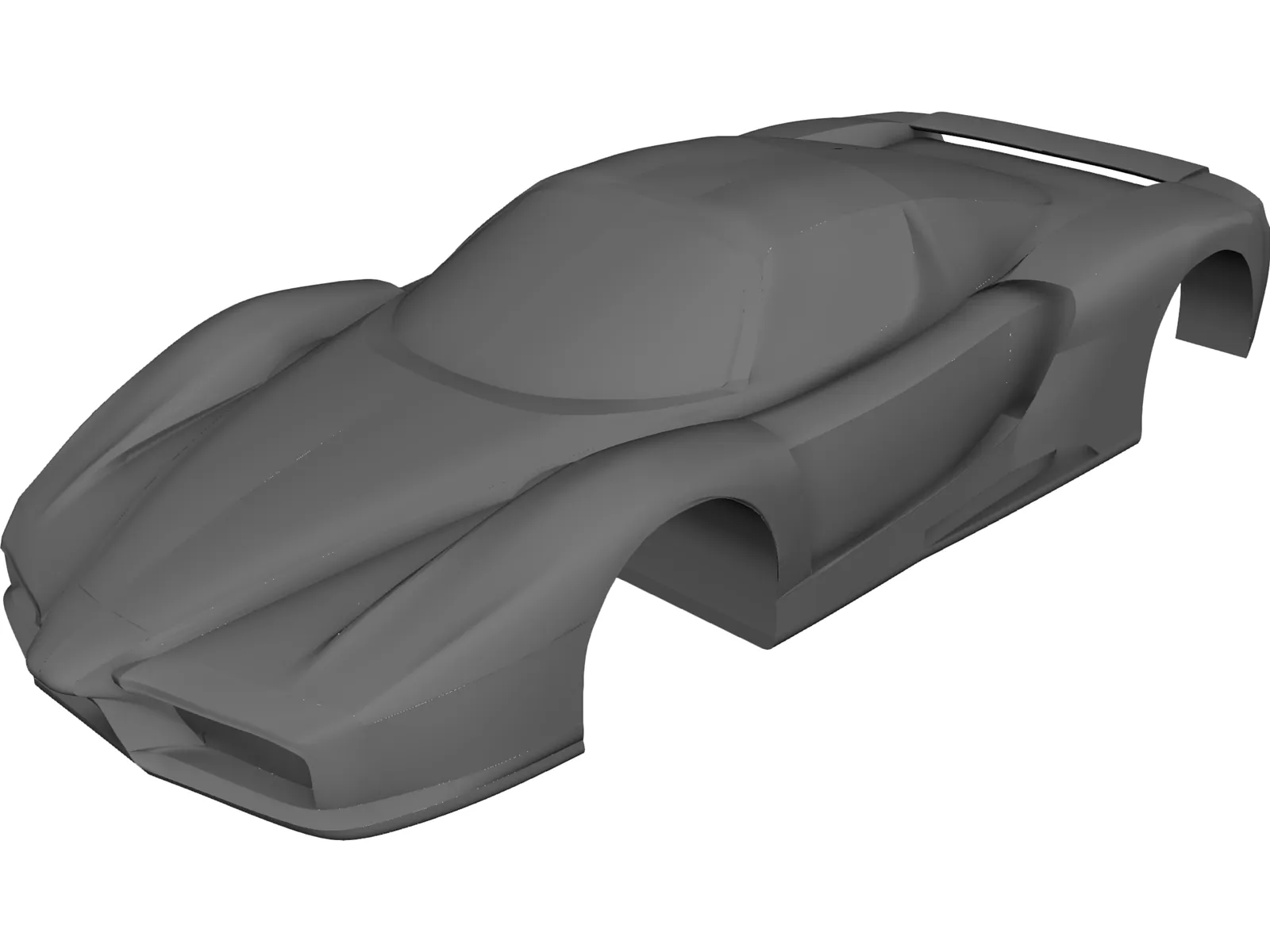 Ferrarri Enzo Body 3D Model main preview