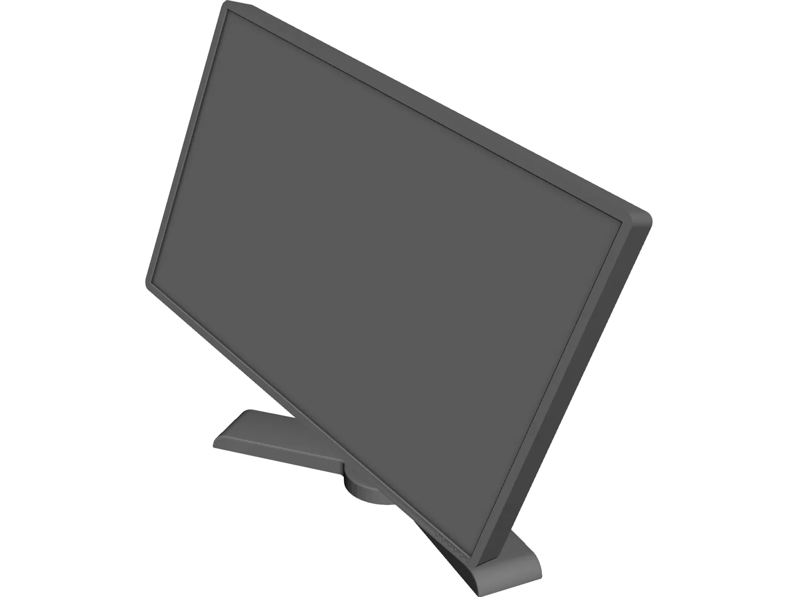 Dell 2408WFP Monitor 3D Model main preview