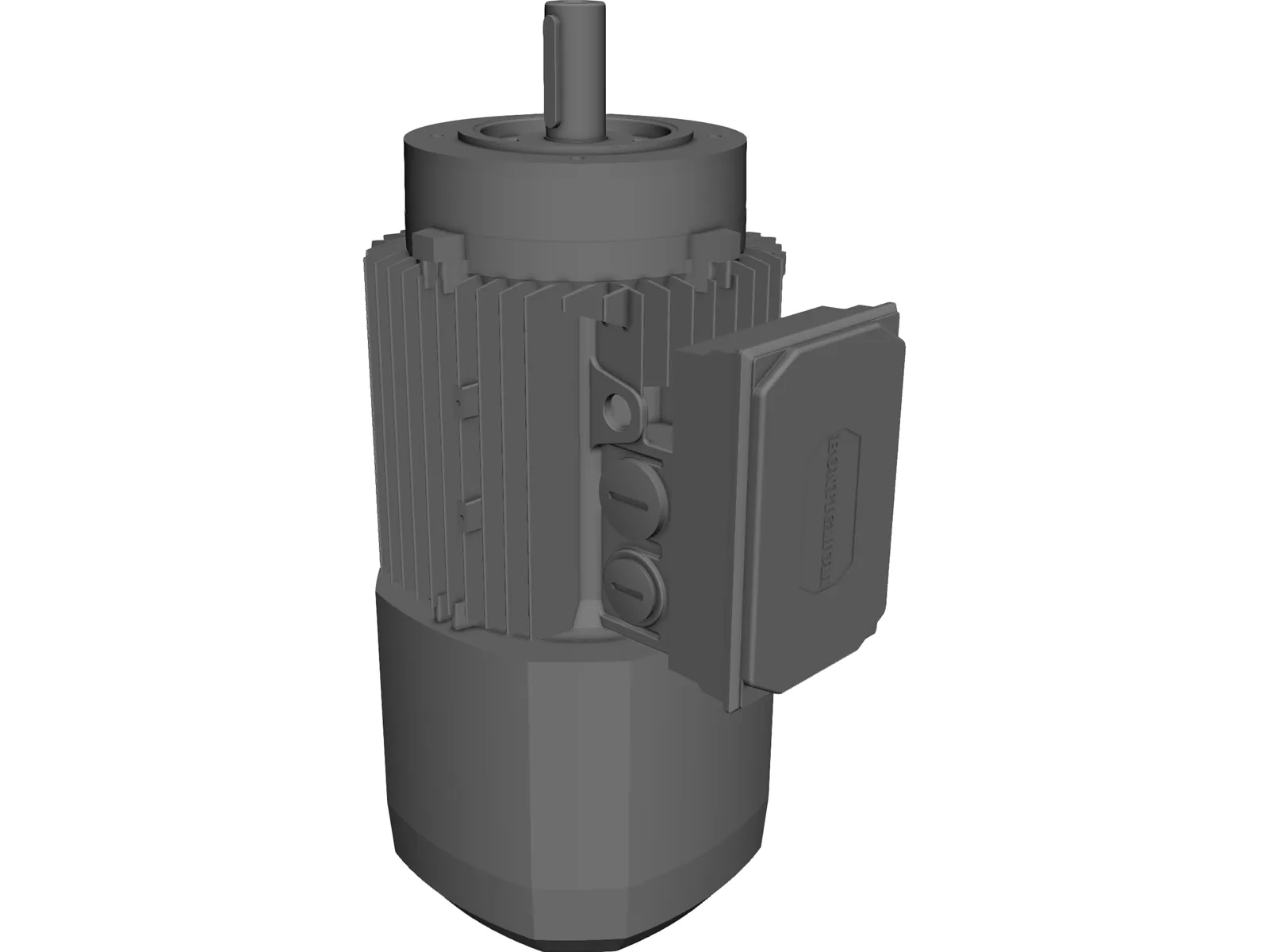 Electric Motor 3D Model main preview