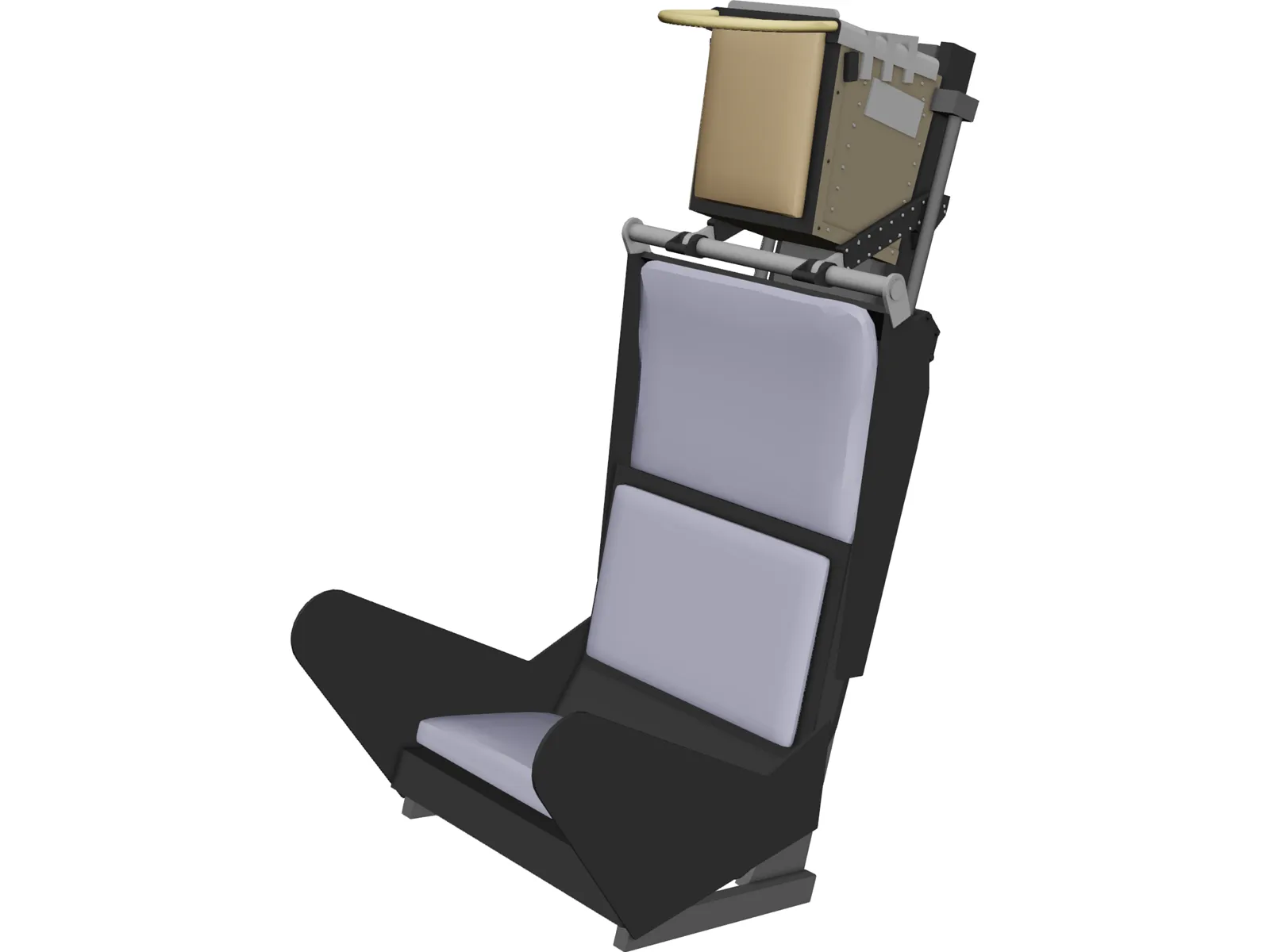 Martin Baker Mk2 Ejection Seat 3D Model main preview