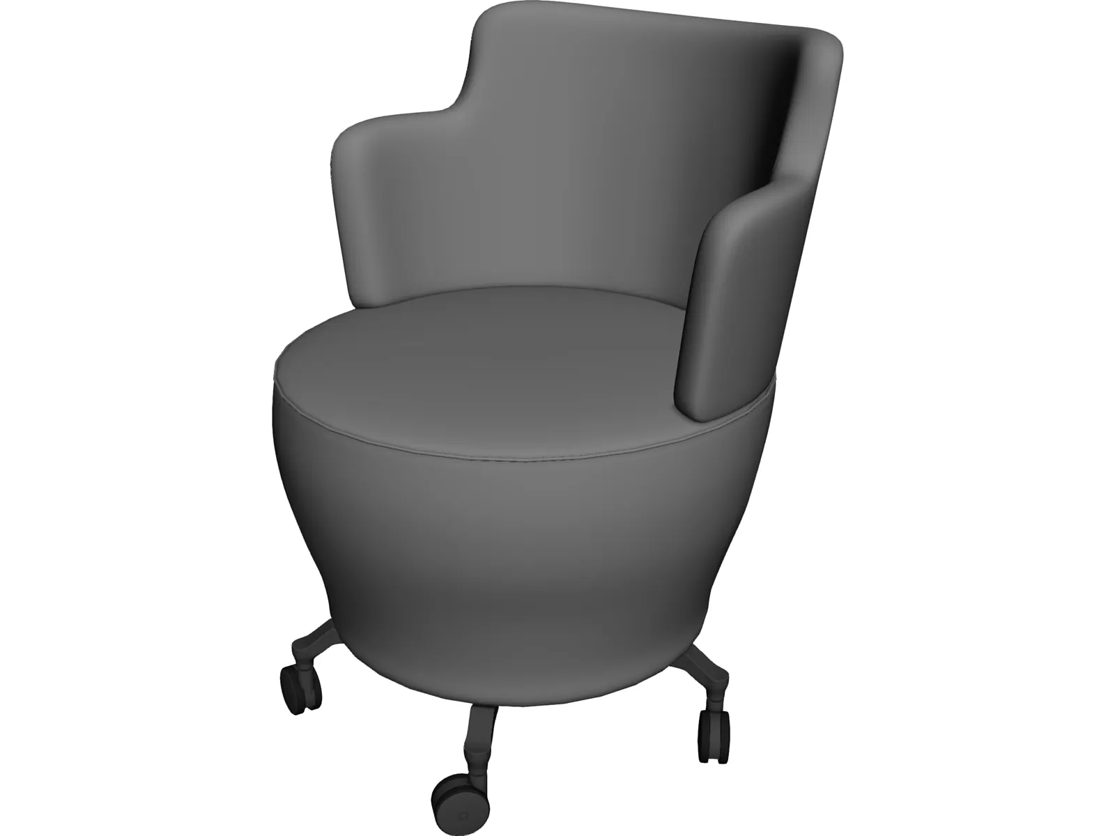 Tarn Orangebox Chair 3D Model main preview