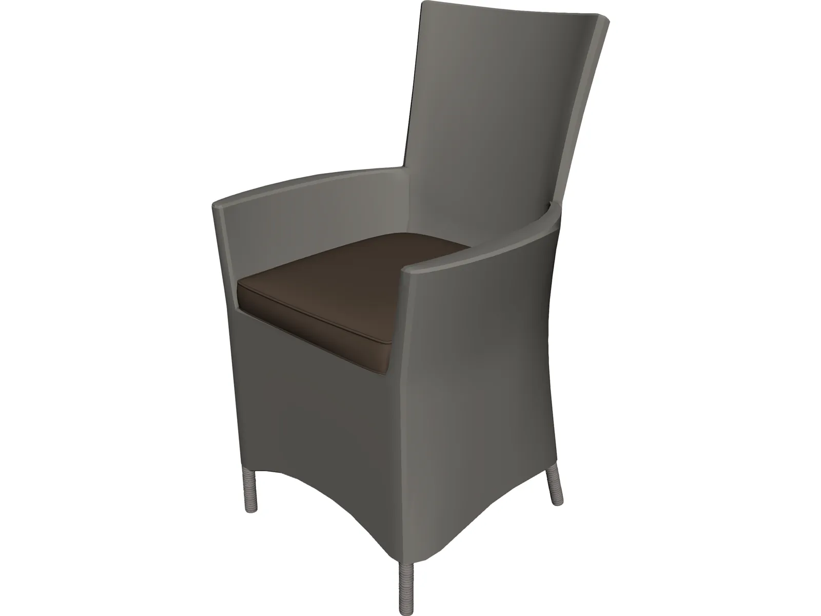 Armchair 3D Model main preview