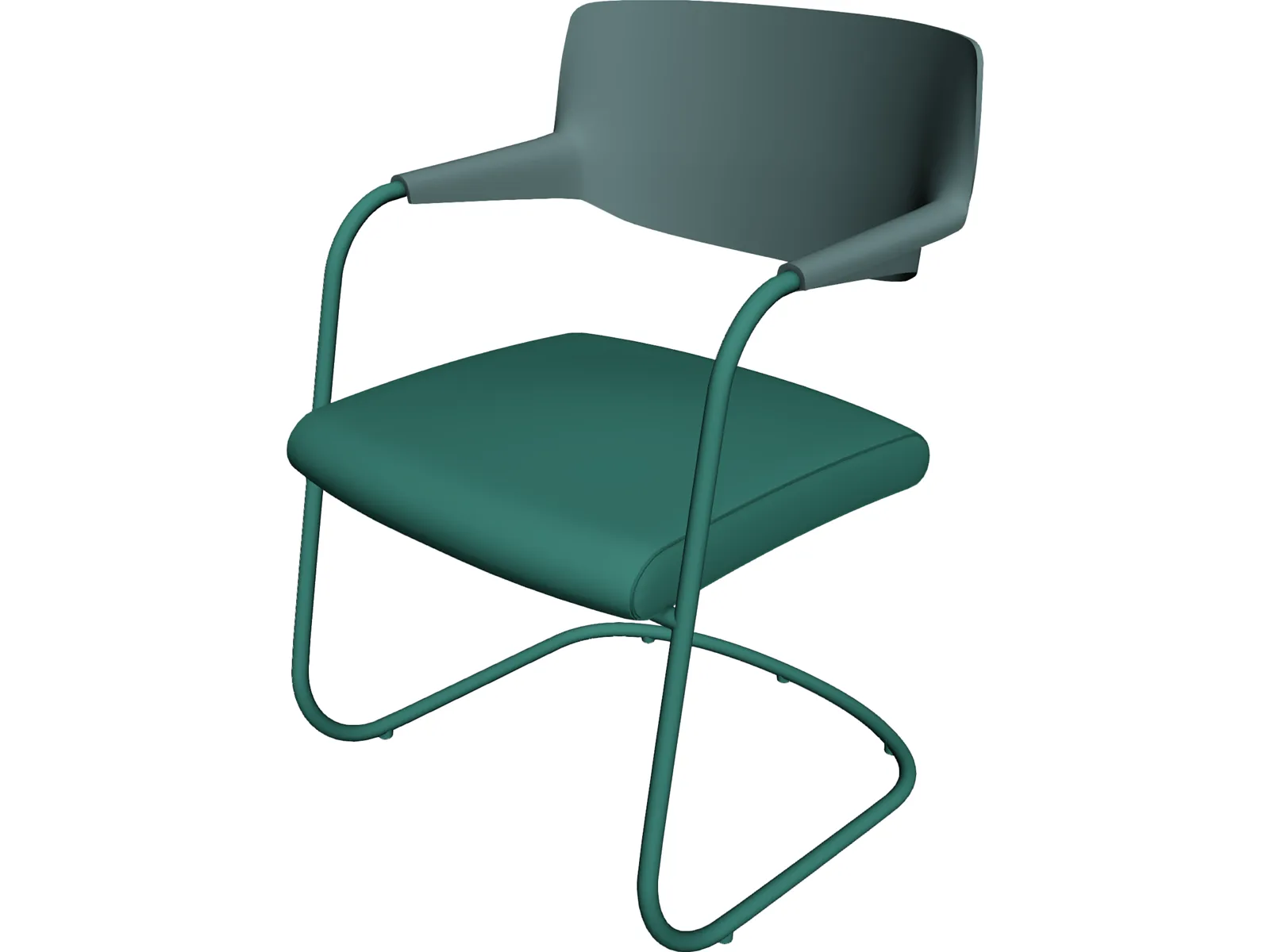 Armchair 3D Model main preview