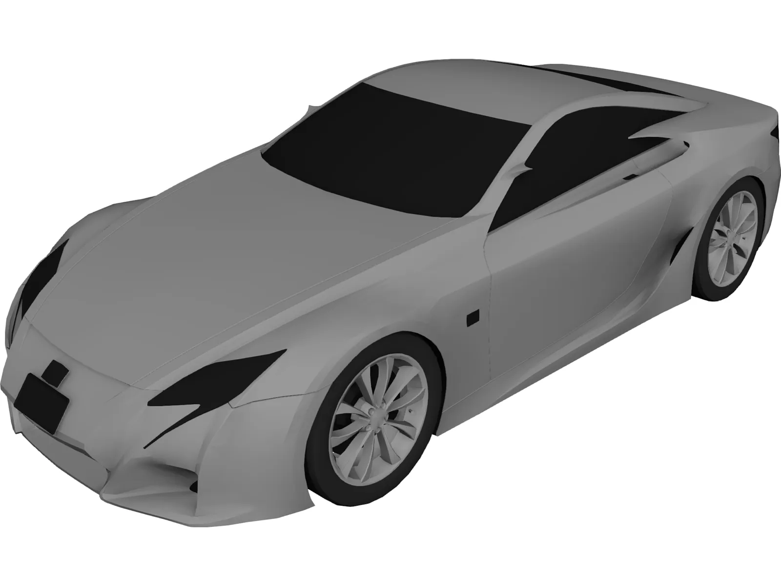 Lexus LFA 3D Model main preview