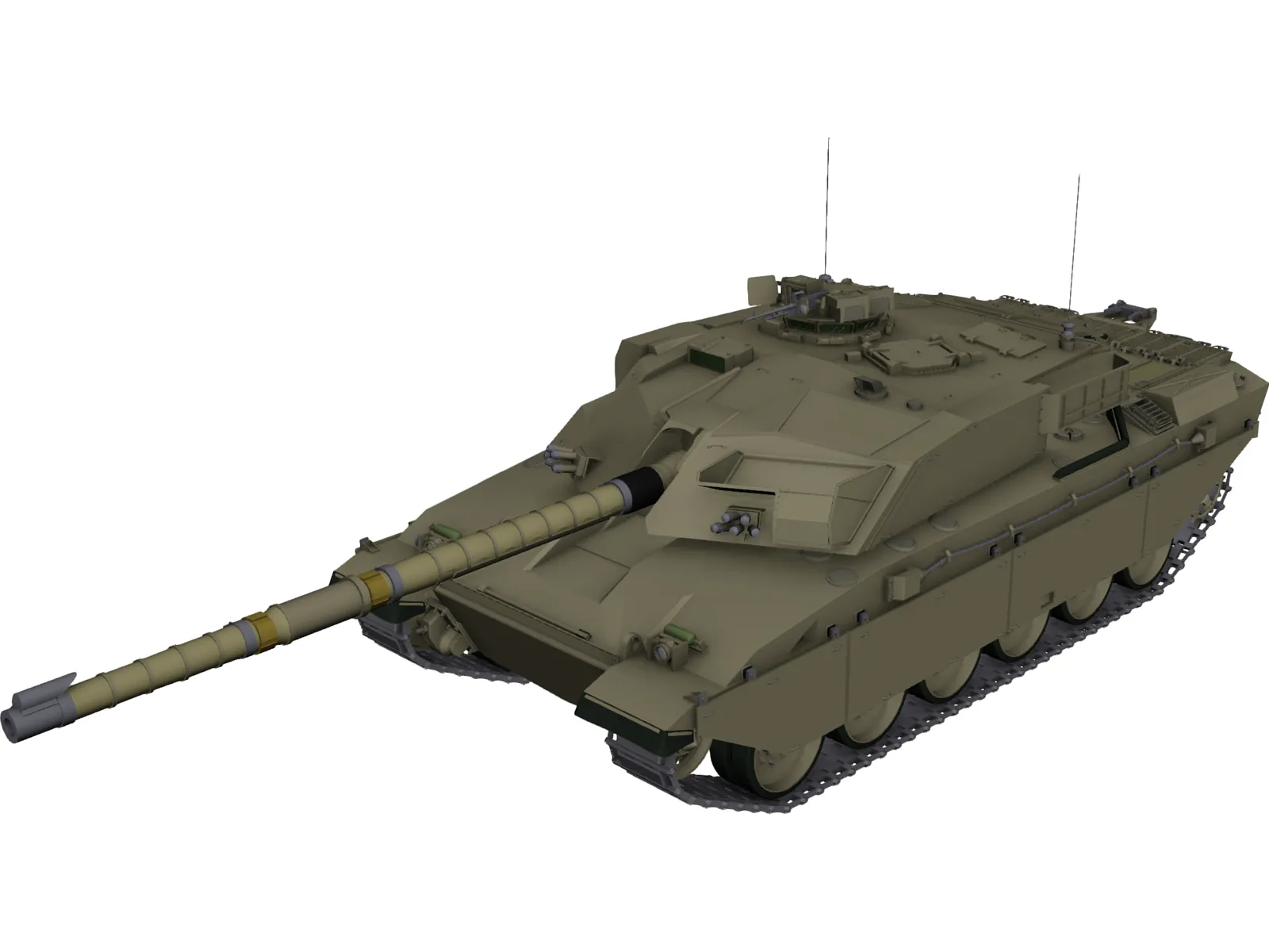 Challenger 3D Model main preview