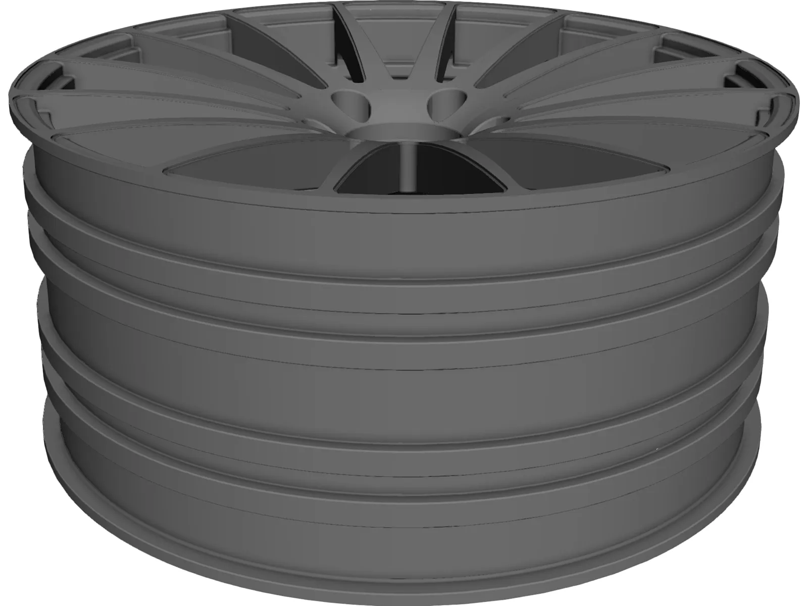 RC Rim Car 3D Model main preview