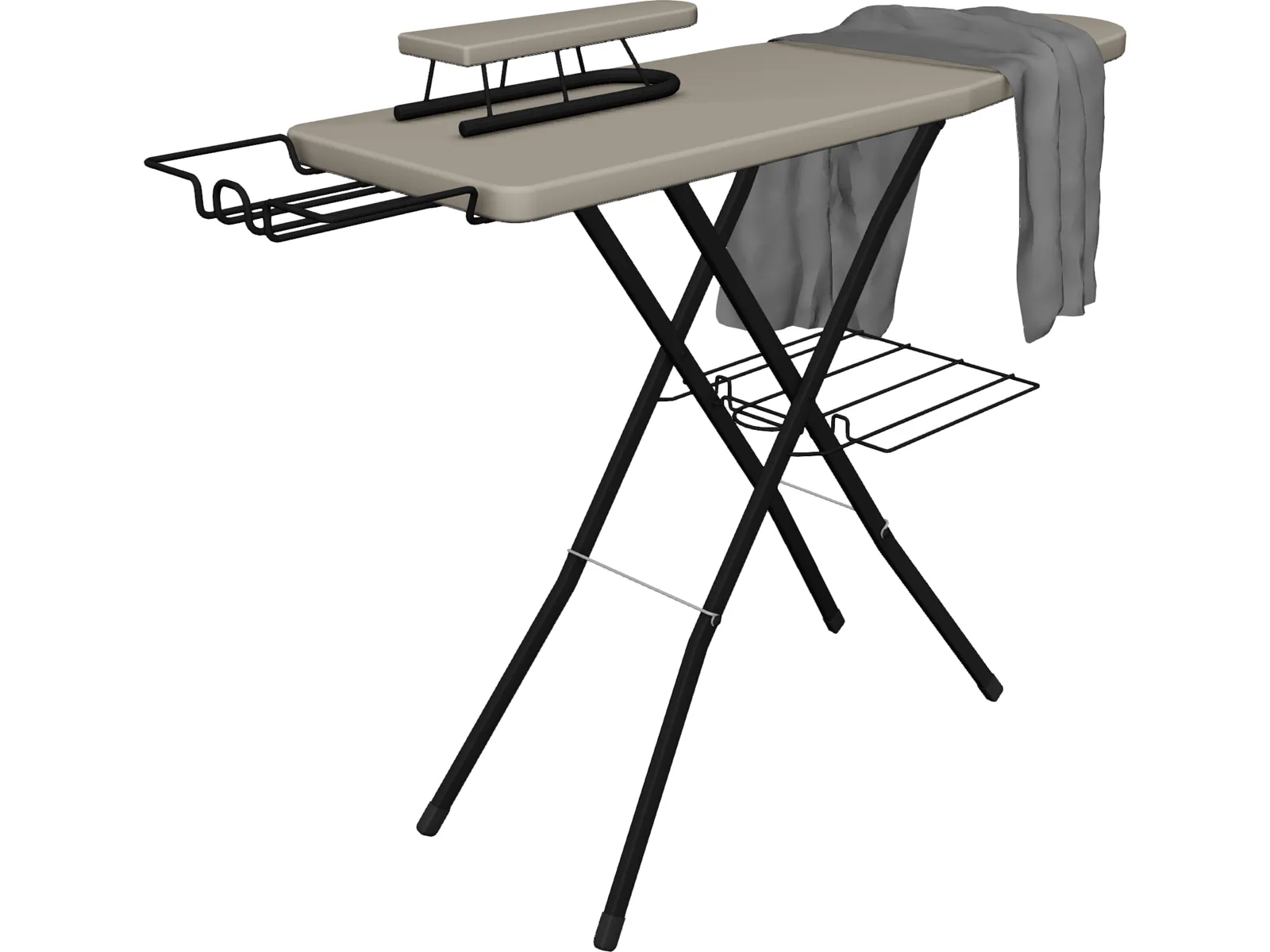 Ironing Board 3D Model main preview