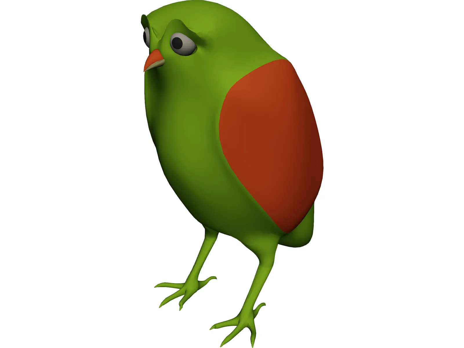 Owl 3D Model main preview