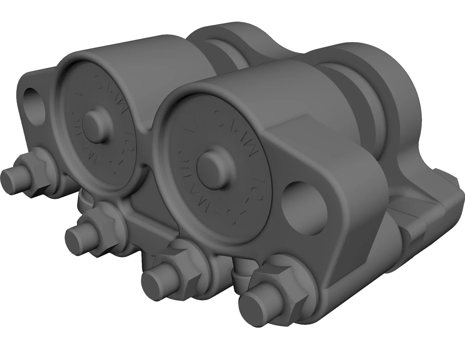 Disc Brakes Caliper 3D Model main preview