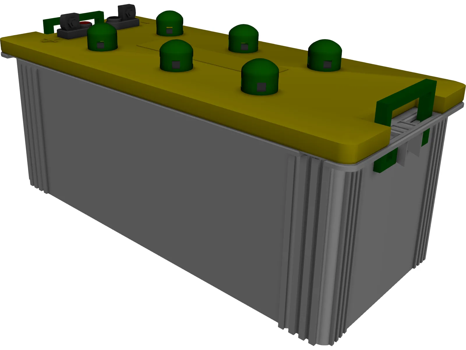 Acid Battery 3D Model main preview