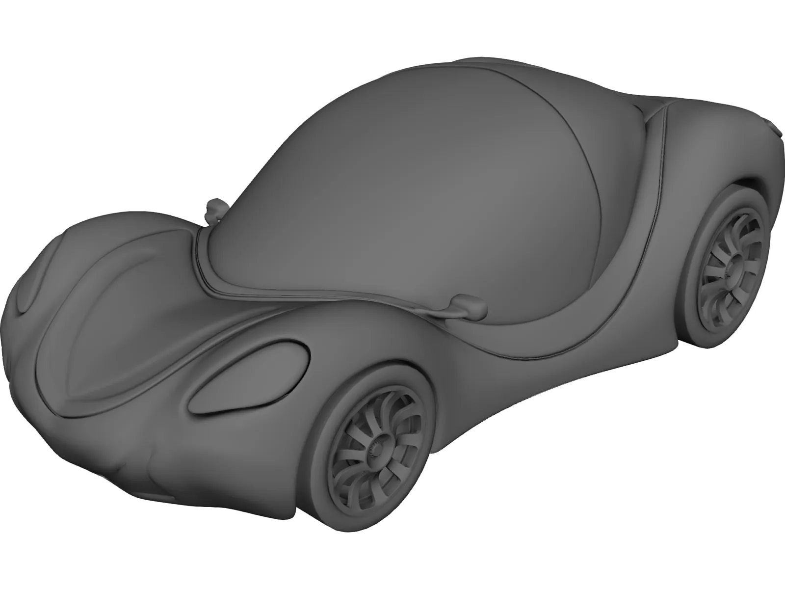 Venus concept car 3D Model main preview