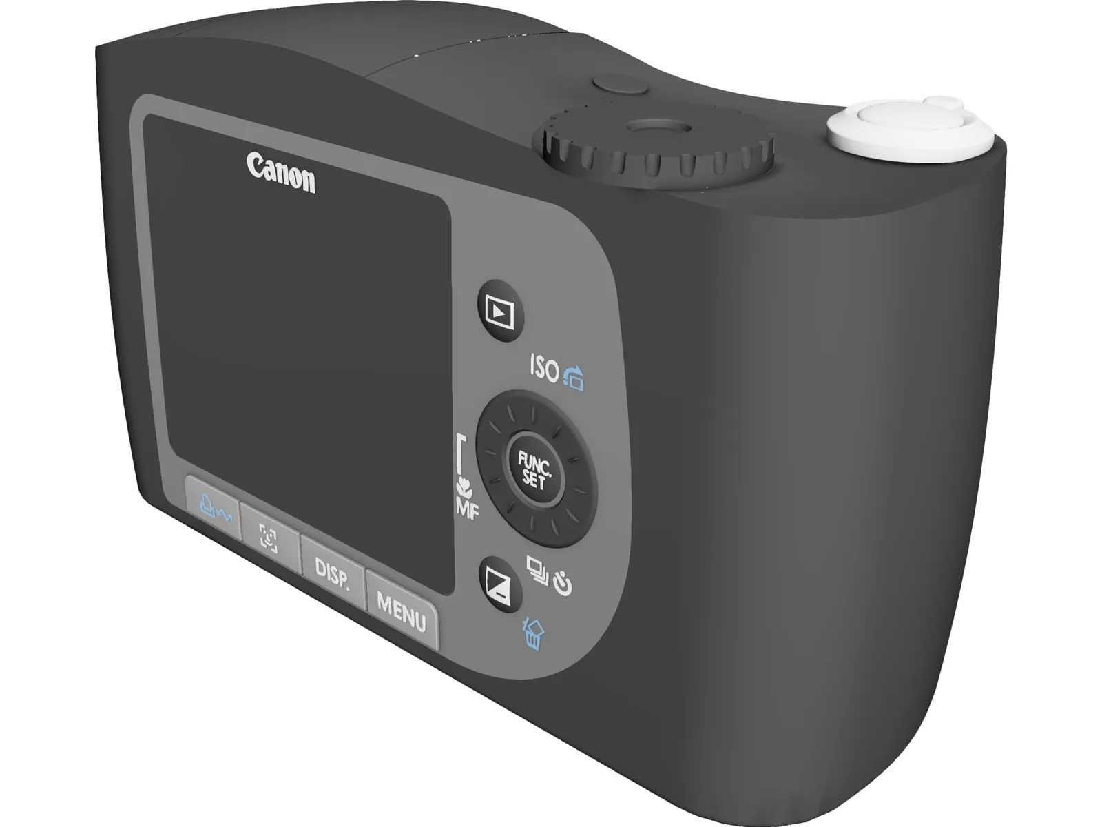 Canon SX120 IS Powershot 3D Model main preview