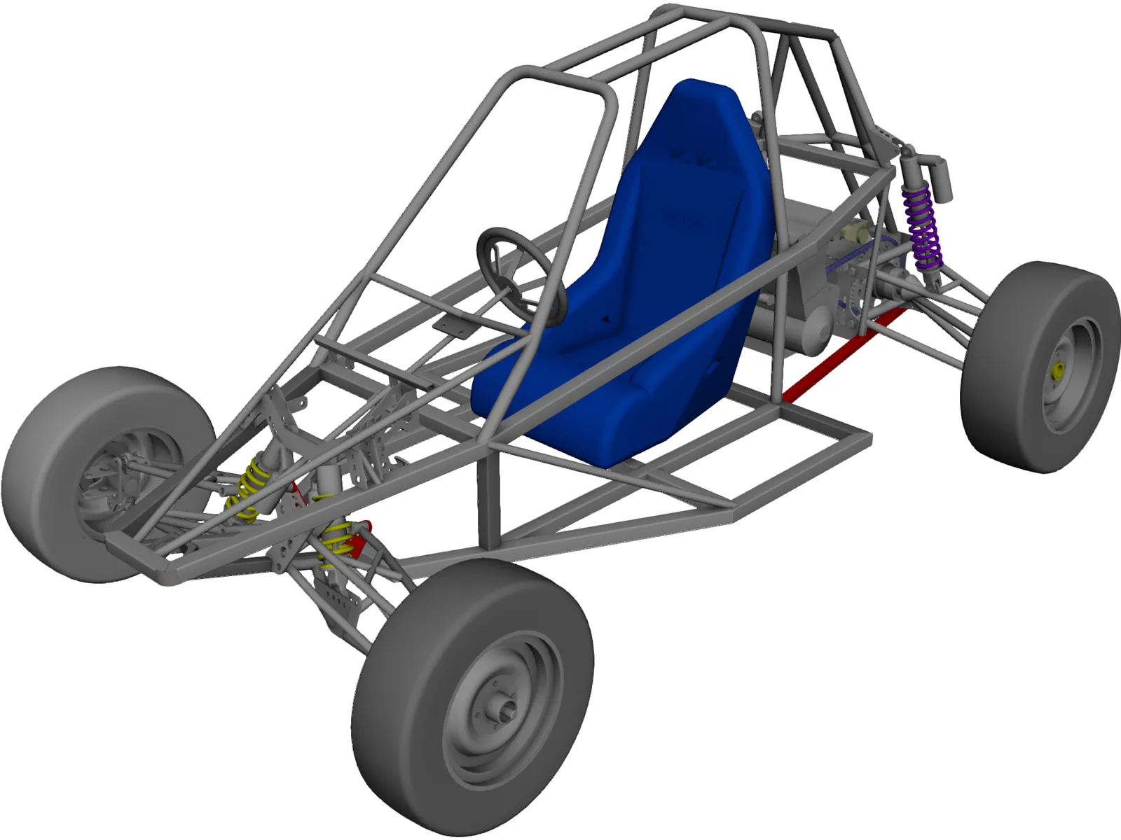 Buggy Off-road 3D Model main preview