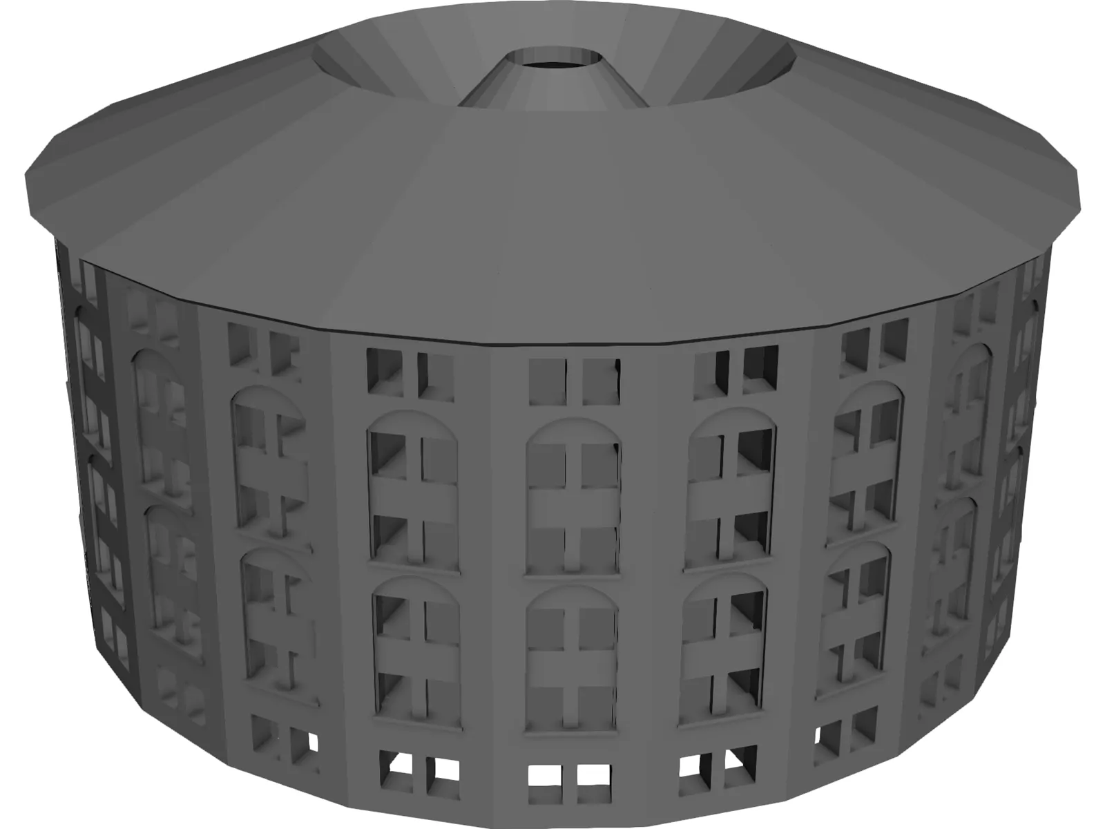 Panopticon 3D Model main preview