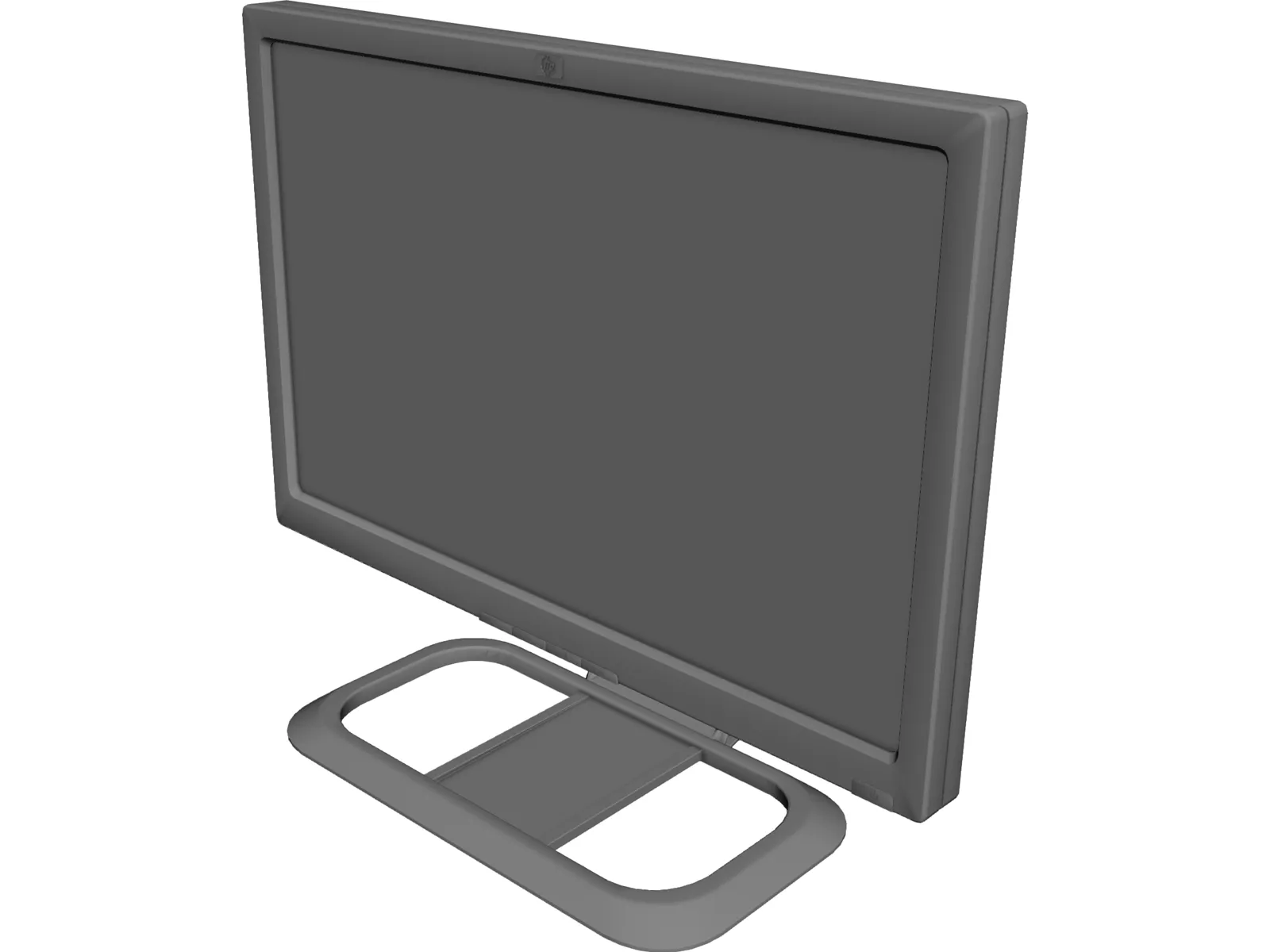 HP L1710 Monitor 3D Model main preview