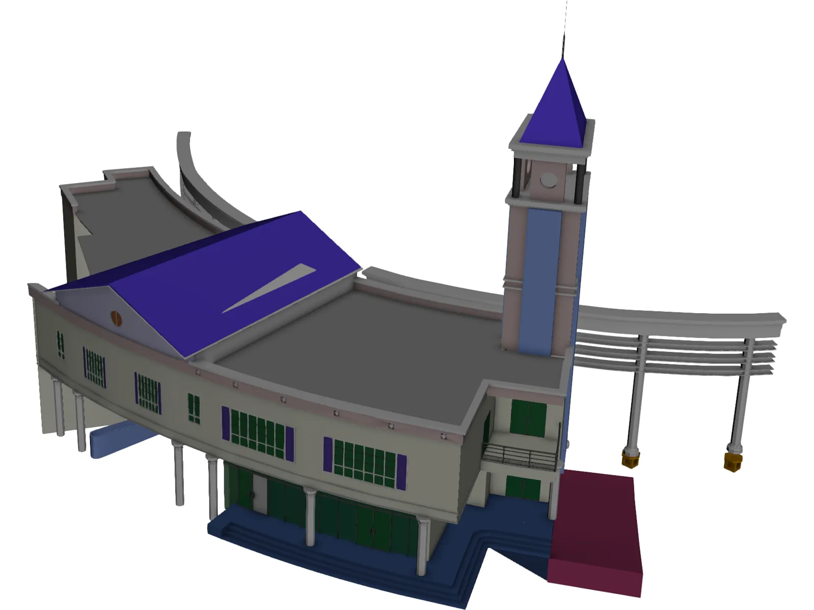 Building 3D Model main preview