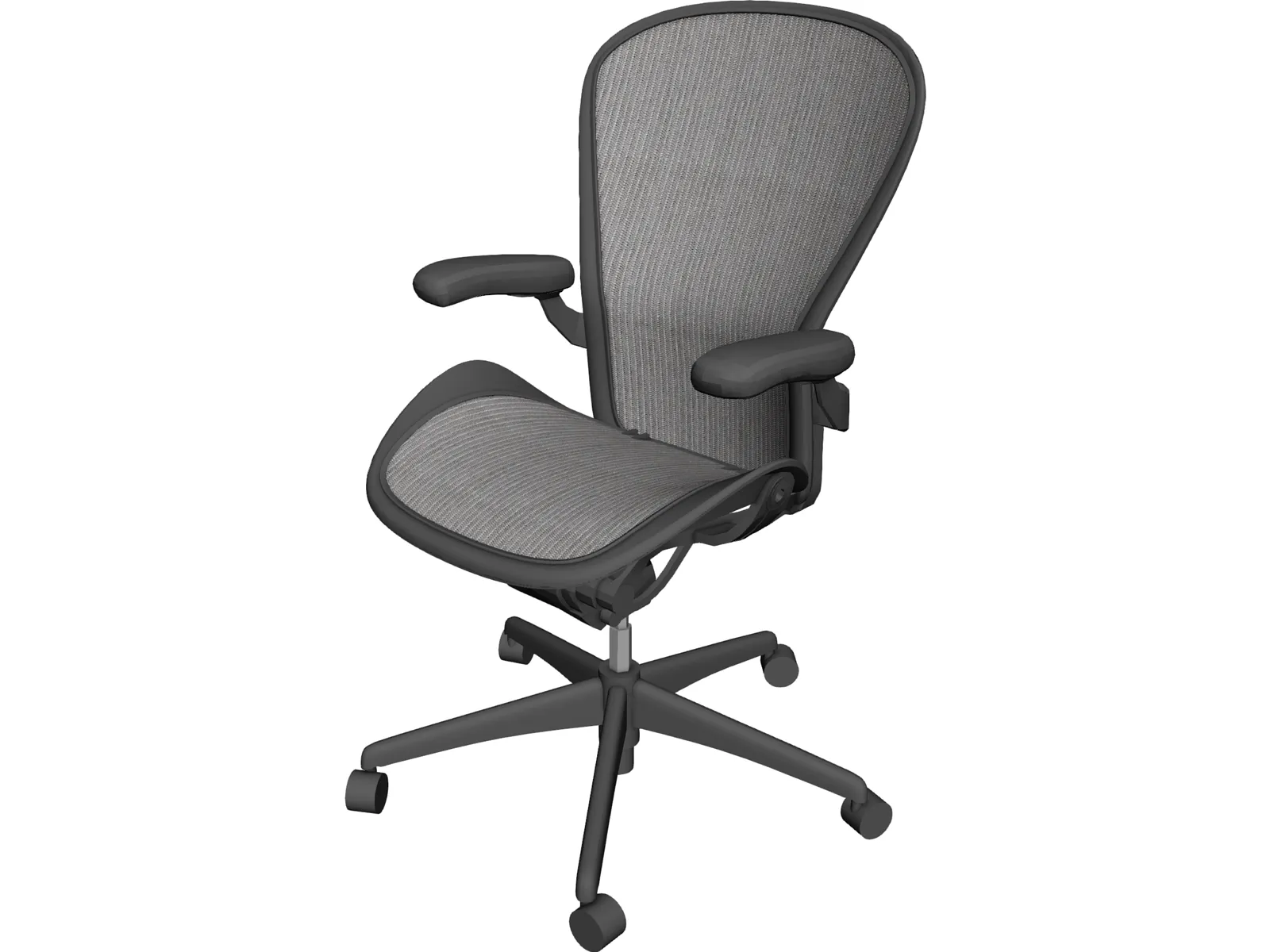 Herman Miller Aeron Chair 3D Model main preview