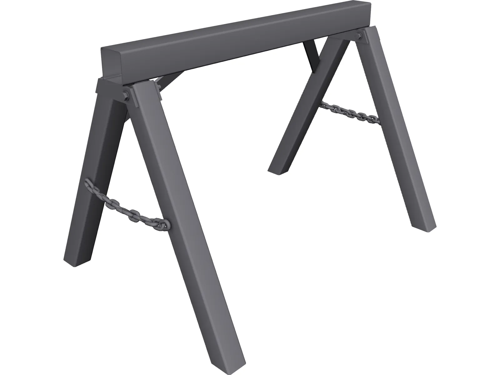 Metal Trestle 3D Model main preview