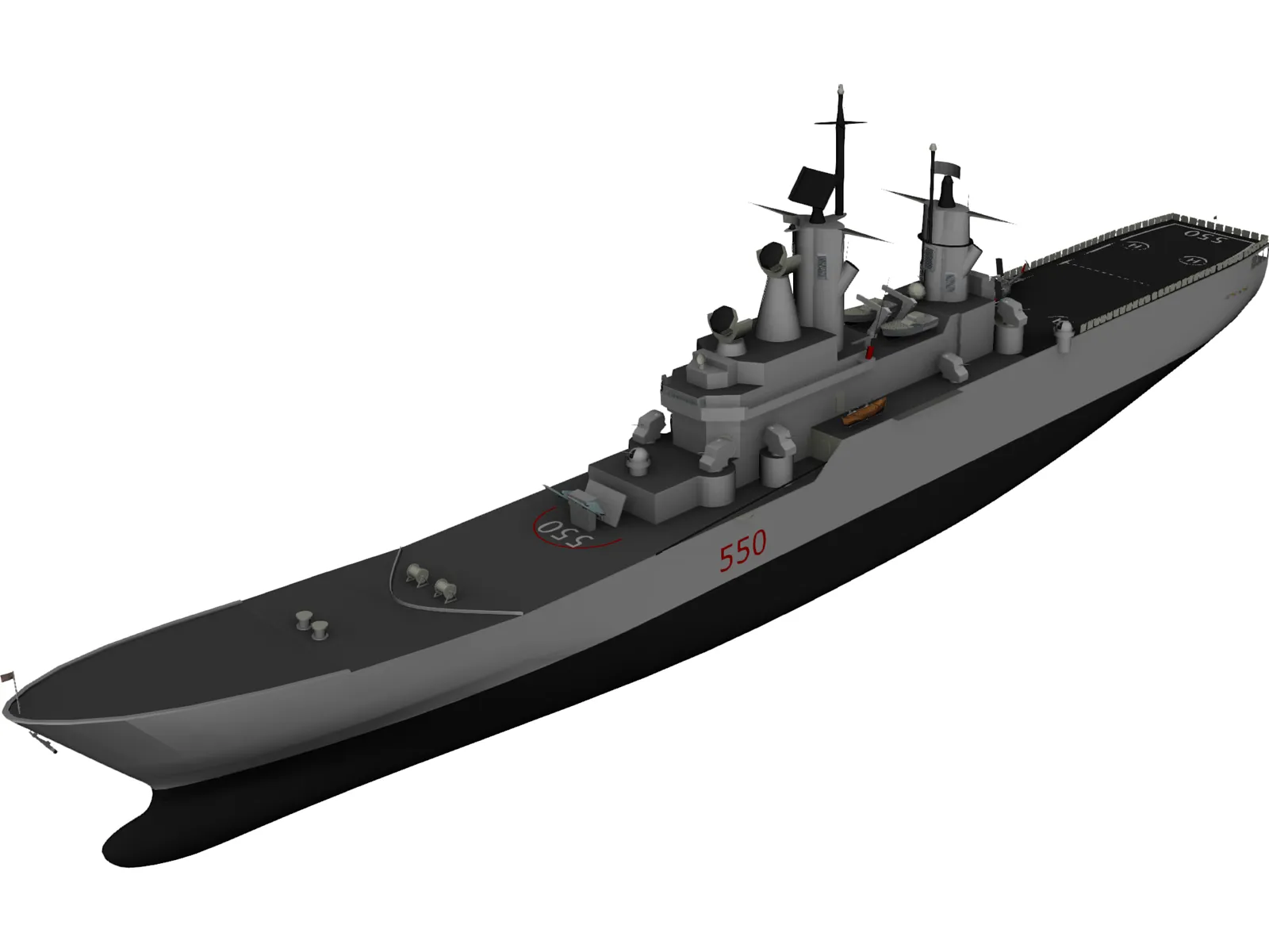 Venetto Ship 3D Model main preview