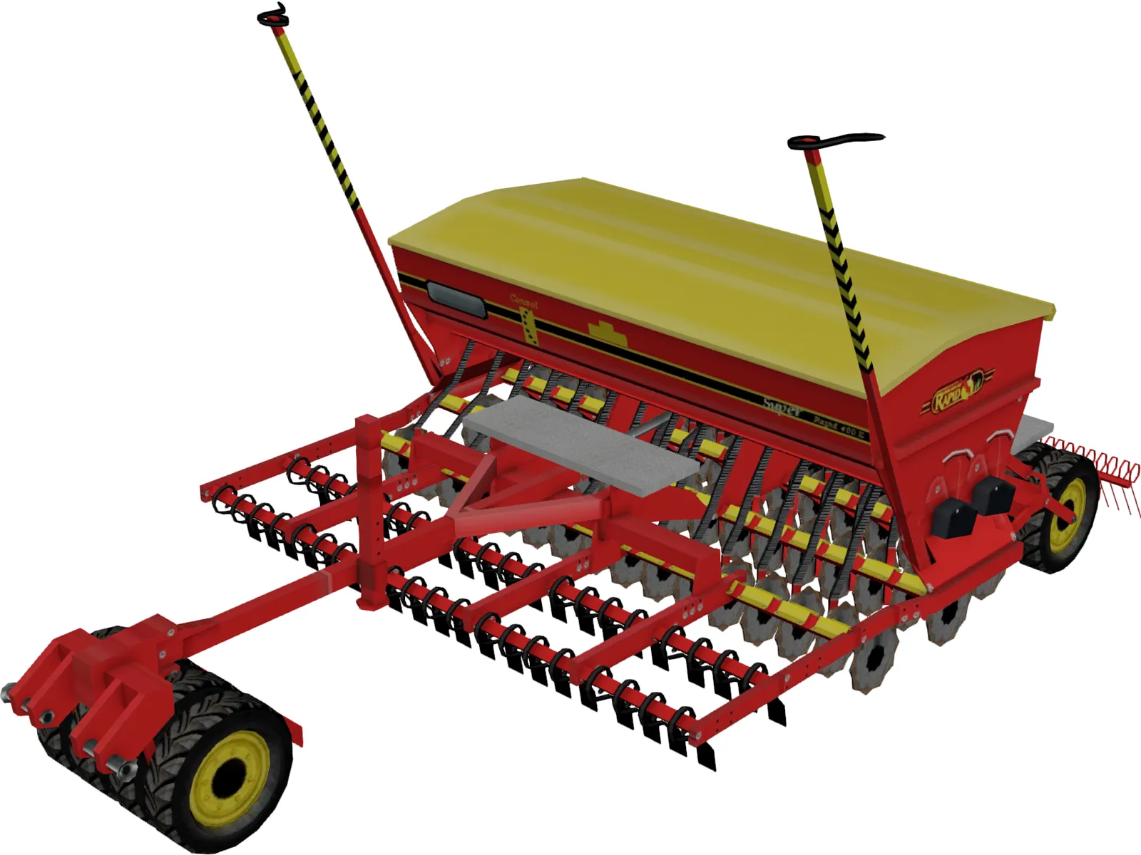 Vaderstad Rapid 400 3D Model main preview