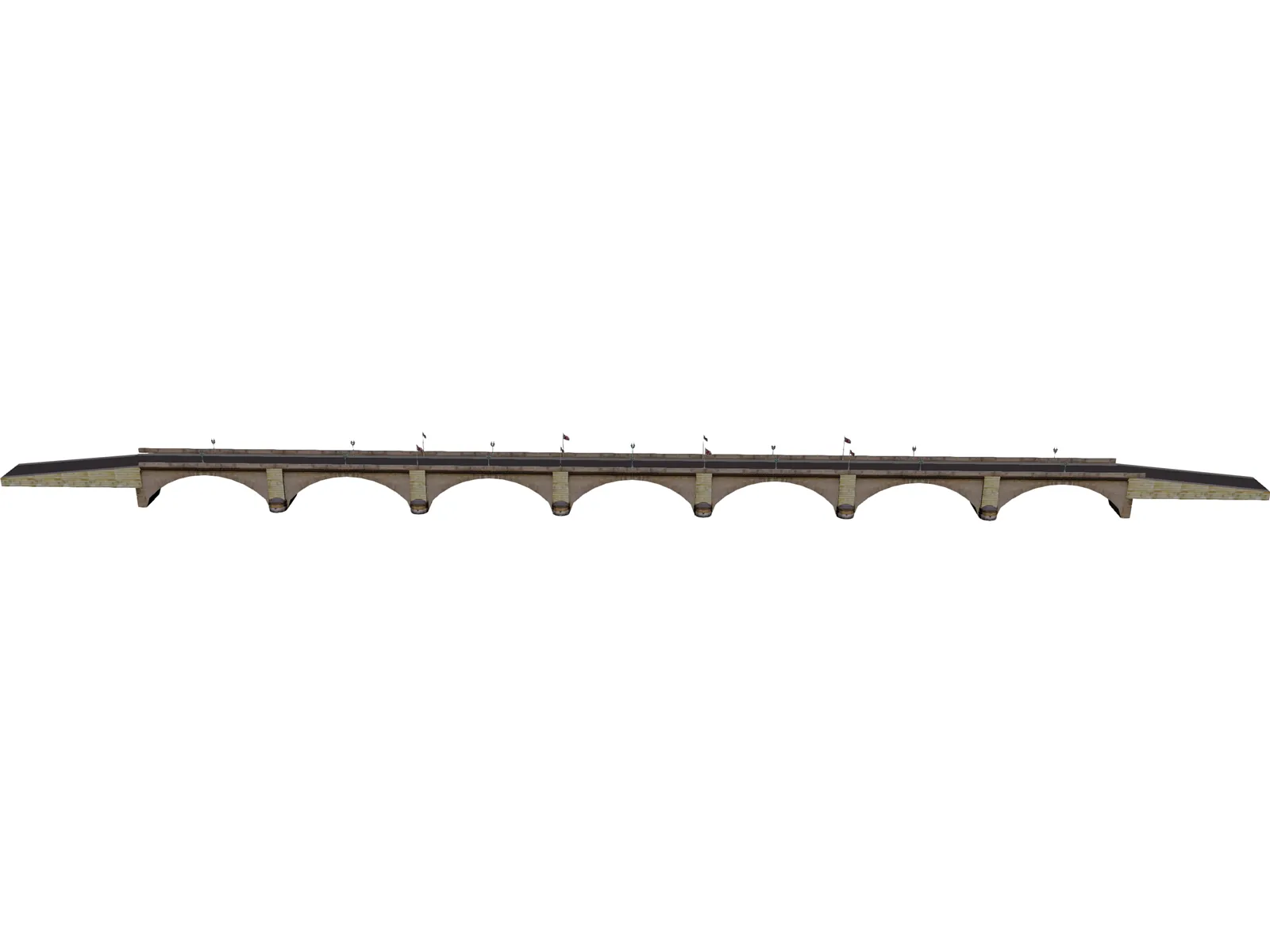 London Bridge 3D Model main preview