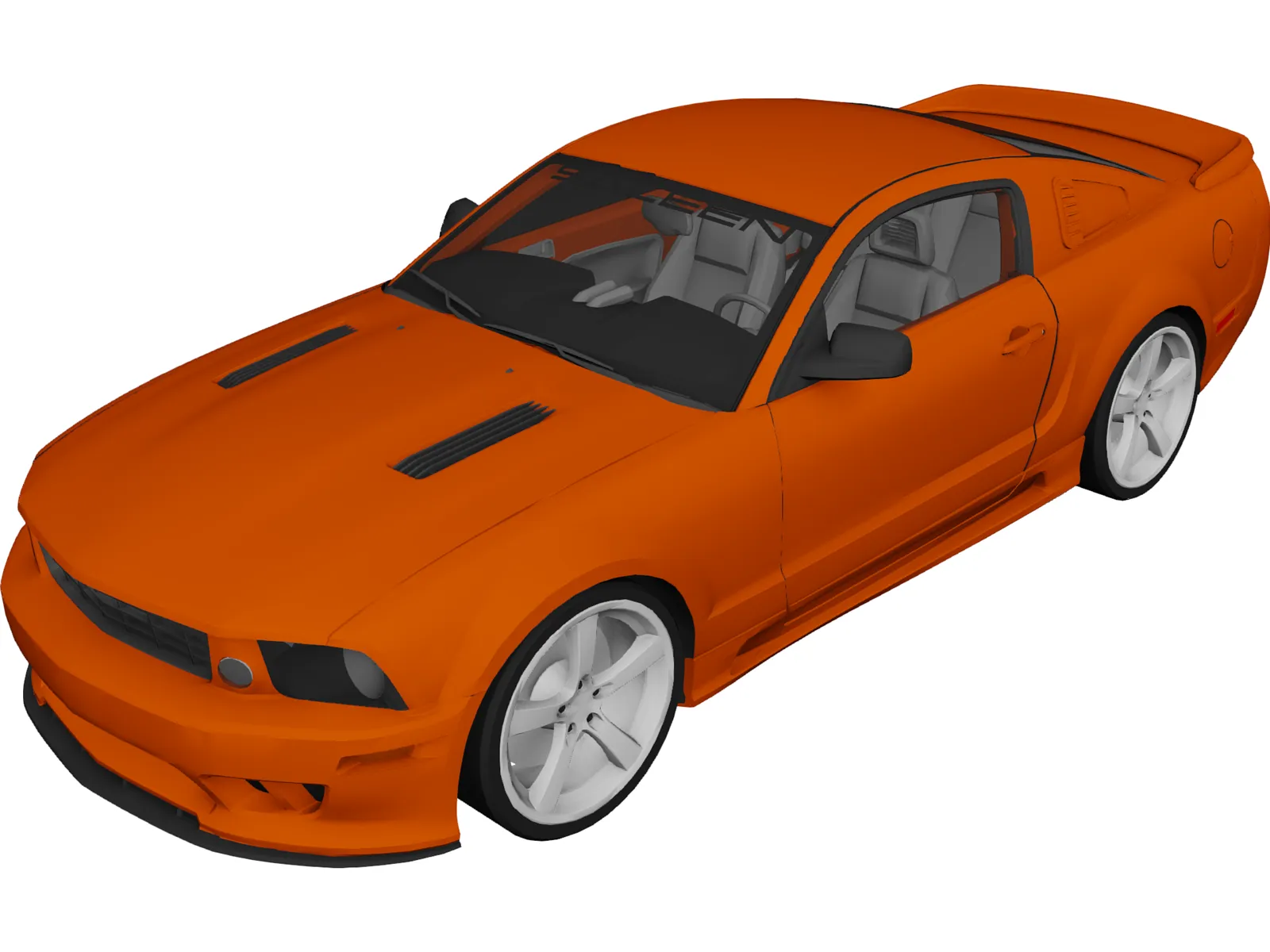 Ford Mustang Saleen S281 (2010) 3D Model main preview
