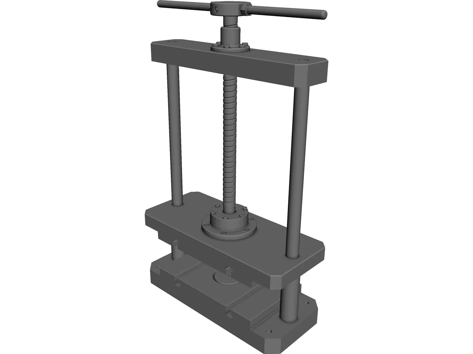 Handpress 3D Model main preview