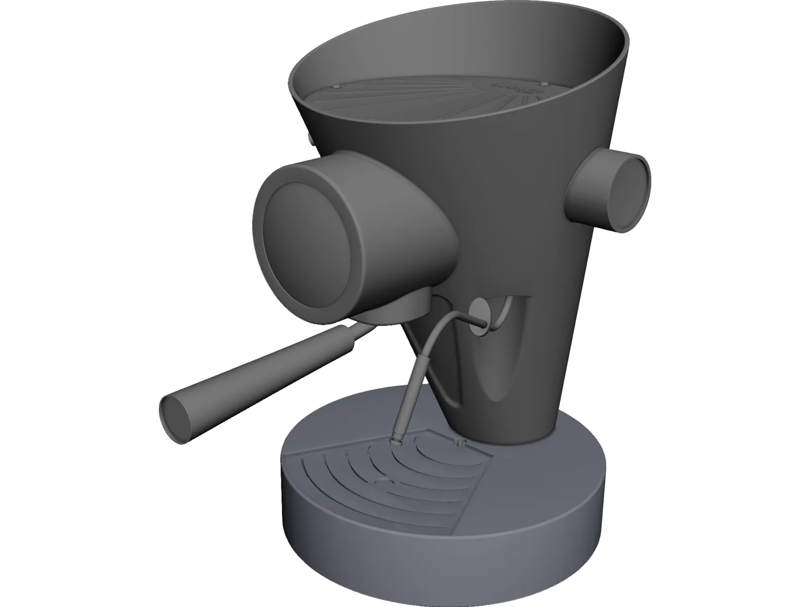 Cafeteira Bugatti 3D Model main preview