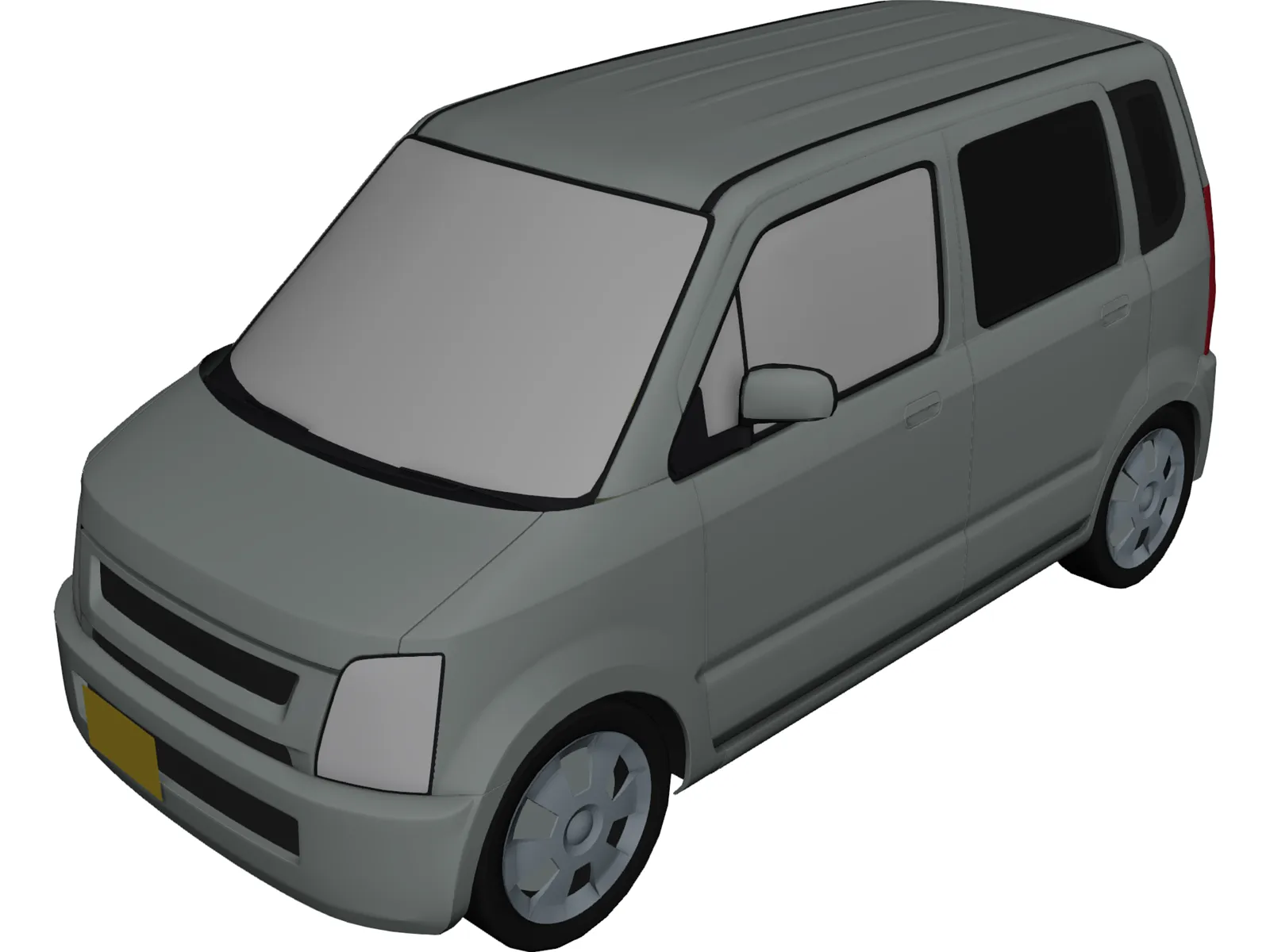 Suzuki Wagon R 3D Model main preview