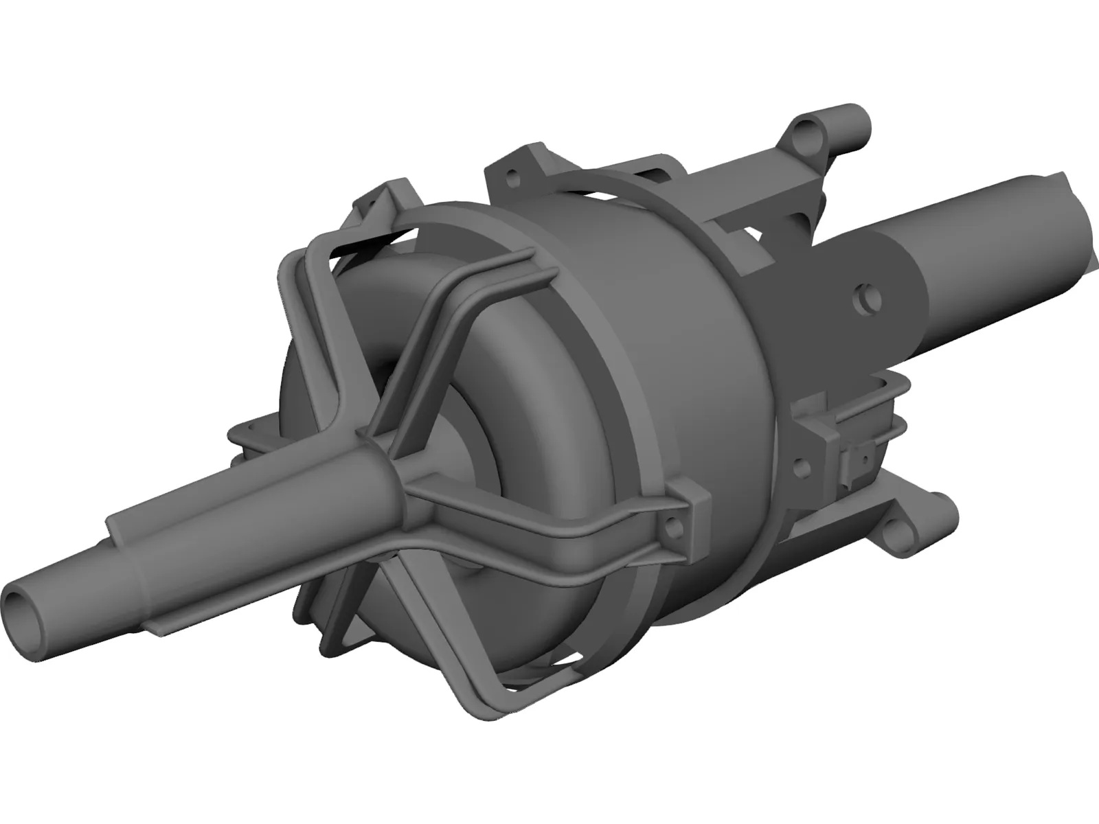 Electric Motor 3D Model main preview