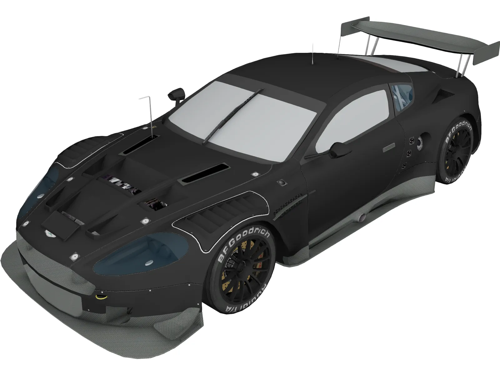 Aston Martin DBR9 3D Model main preview