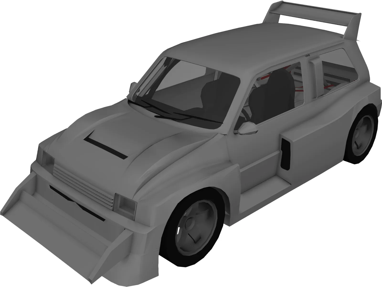 MG Metro 6R4 Group B 3D Model main preview