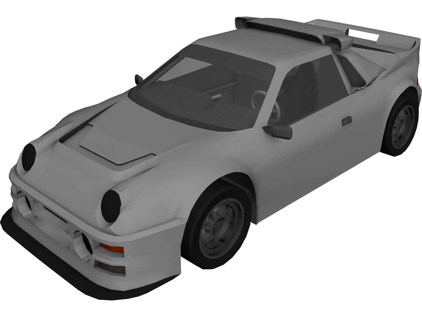 Ford RS200 Group B 3D Model main preview