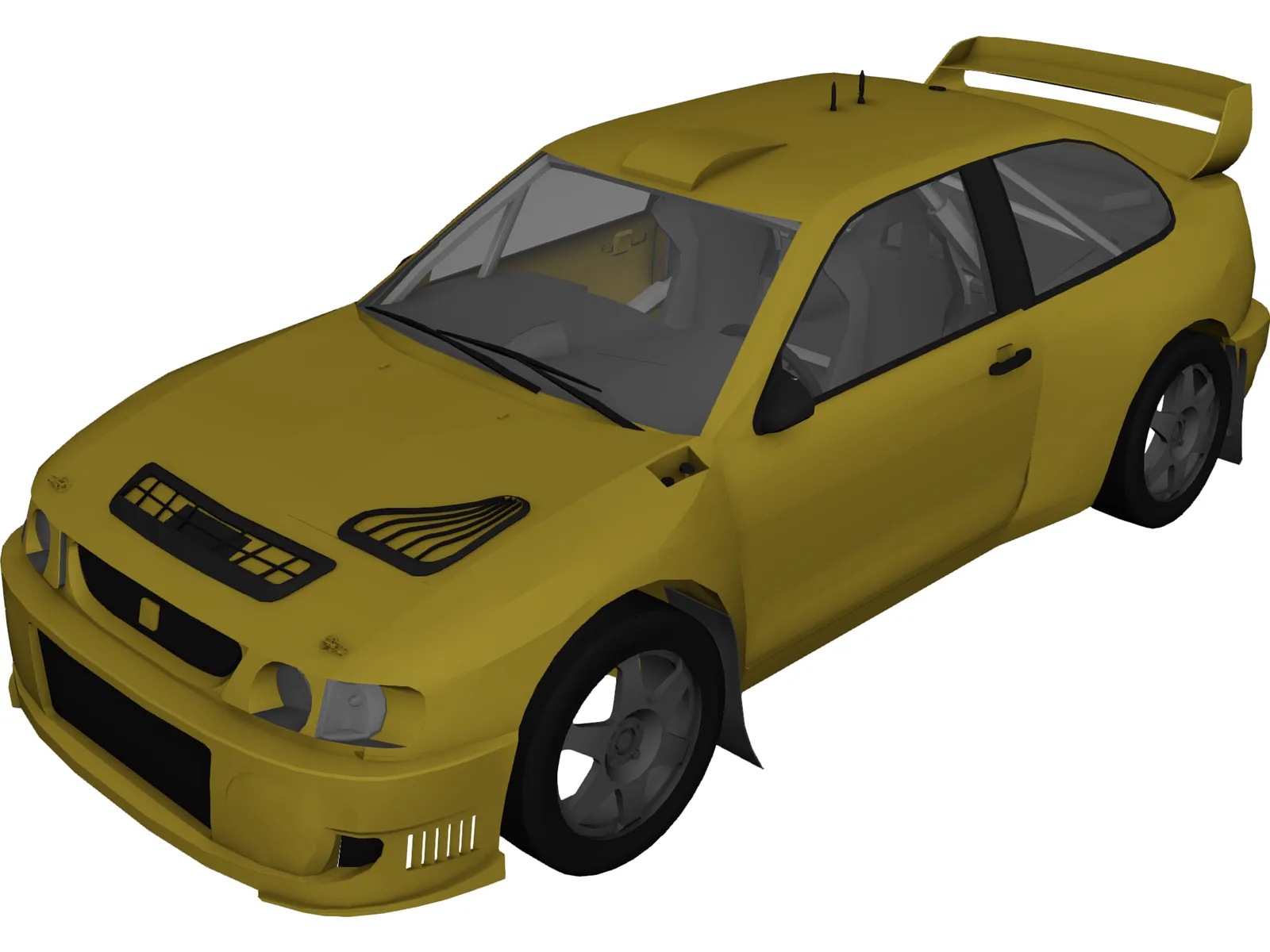 Seat Cordoba WRC 3D Model main preview