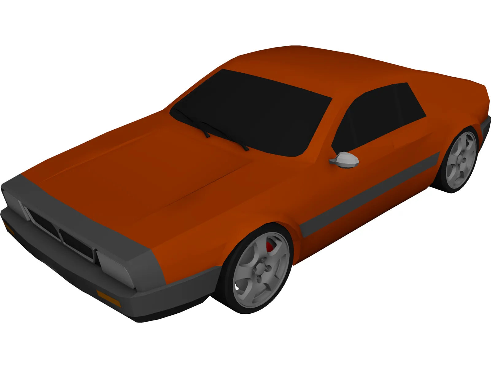 Lancia Beta Montecarlo 3D Model main preview